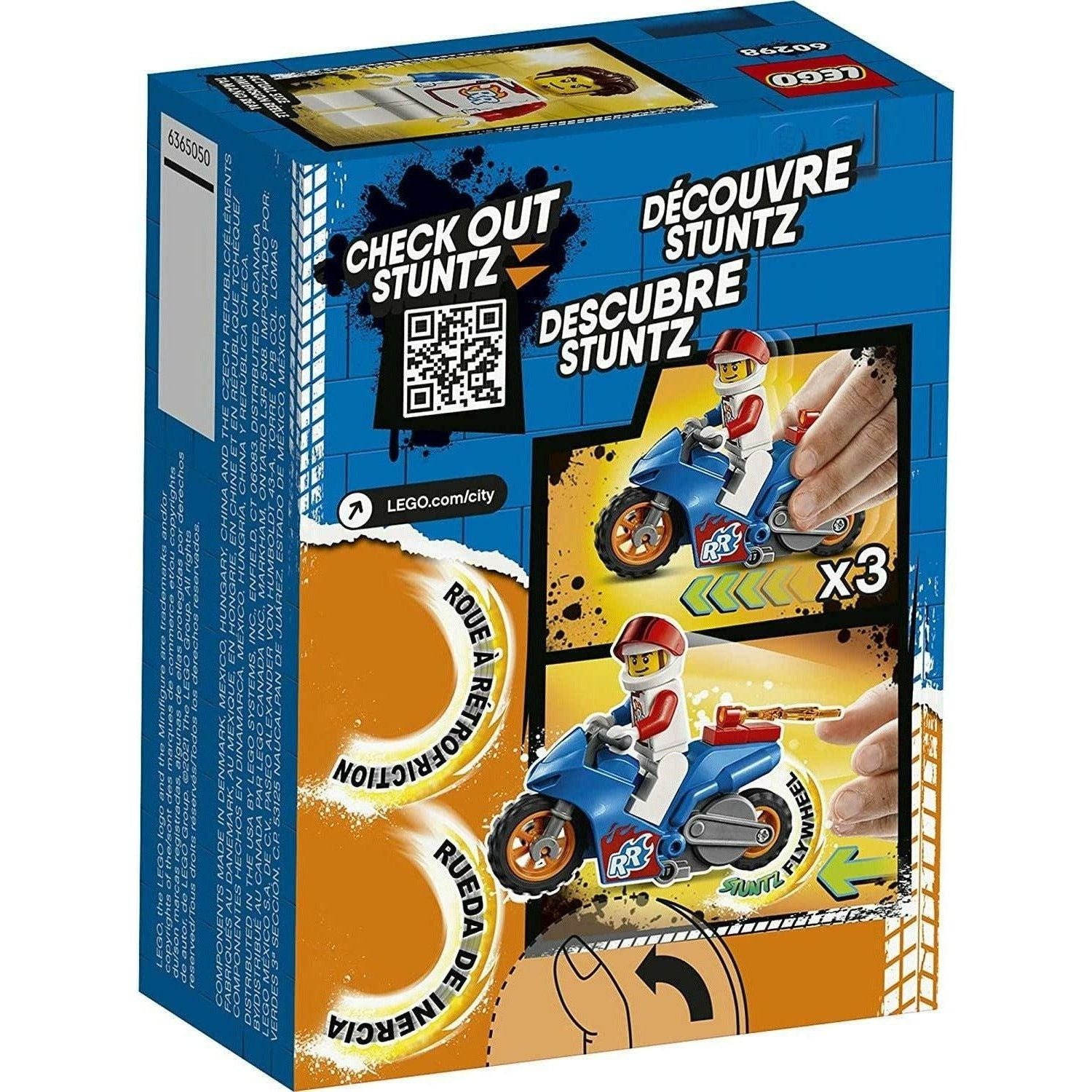 LEGO City Rocket Stunt Bike 60298 Building Kit (14 Pieces) - BumbleToys - 4+ Years, 5-7 Years, 6+ Years, Bike, Boys, City, EXO, LEGO, Motorcycle, Pre-Order