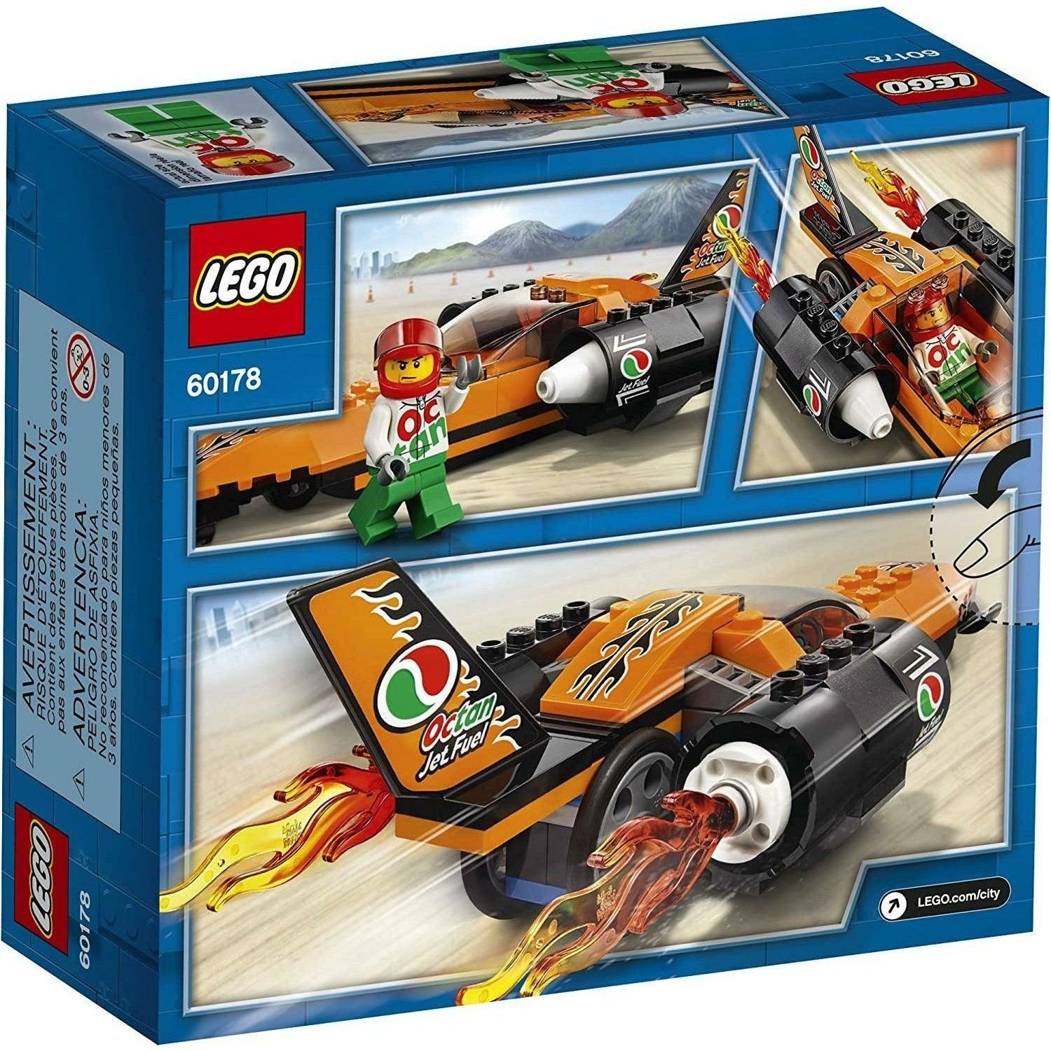 LEGO City Speed Record Car 60178 Building Kit (78 Piece) - BumbleToys - 5-7 Years, Arabic Triangle Trading, Boys, City, LEGO
