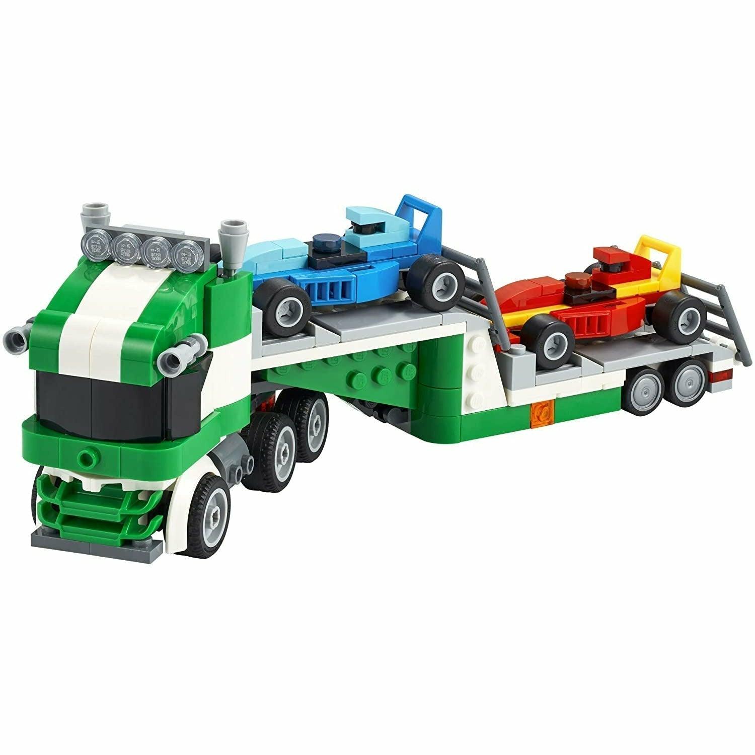 LEGO Creator 3in1 Race Car Transporter 31113 Building Kit; Makes a Great Gift for Kids Who Love Fun Toys and Creative Building (328 Pieces) - BumbleToys - 6+ Years, 8+ Years, Boys, Creator 3In1, LEGO, OXE, Pre-Order