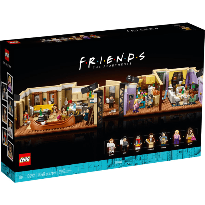 LEGO Creator Expert The Friends Apartments 10292 Building Blocks Model ( 2048 Pieces) - BumbleToys - 18+, Boys, Creator Expert, Friends, LEGO, OXE, Pre-Order