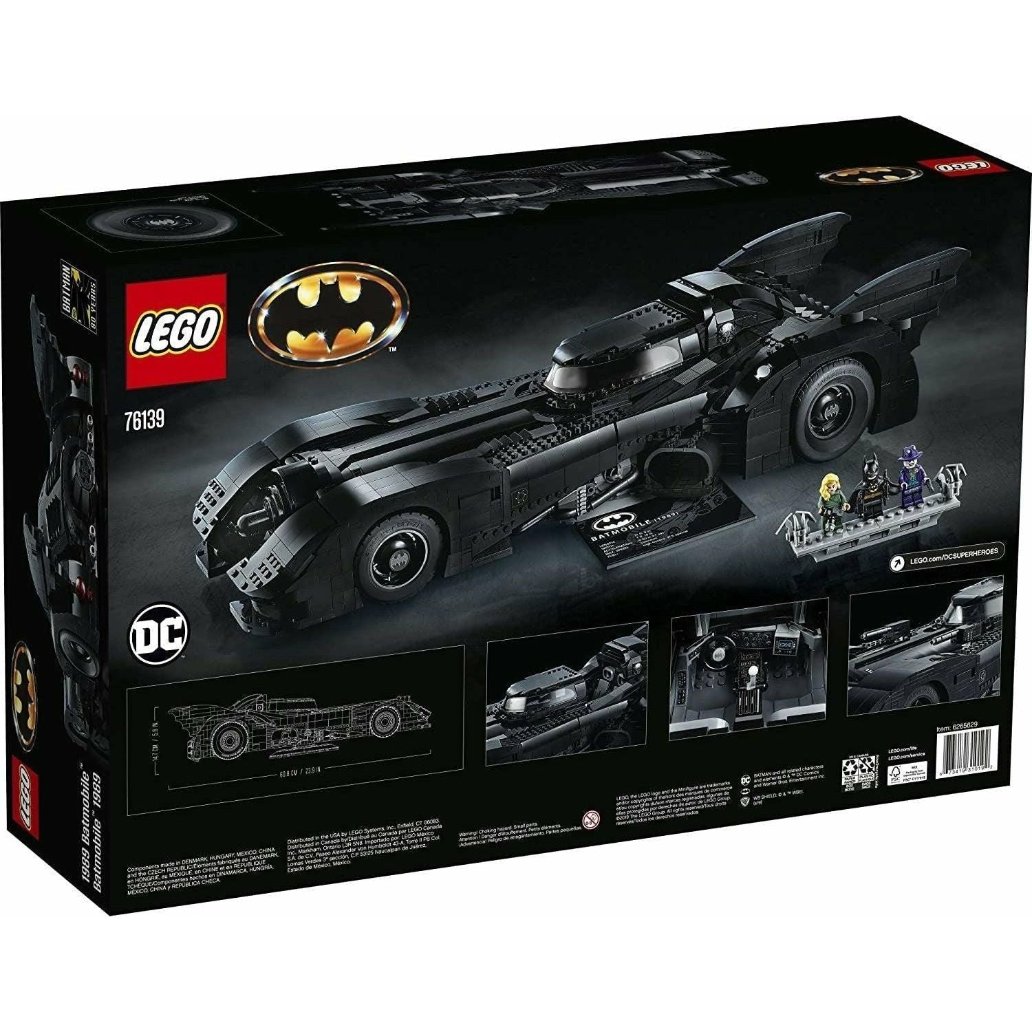 LEGO DC Batman 1989 Batmobile 76139 Building Kit (3,306 Pieces) - BumbleToys - 14 Years & Up, 18+, Batman, Boys, DC, LEGO, OXE, Pre-Order