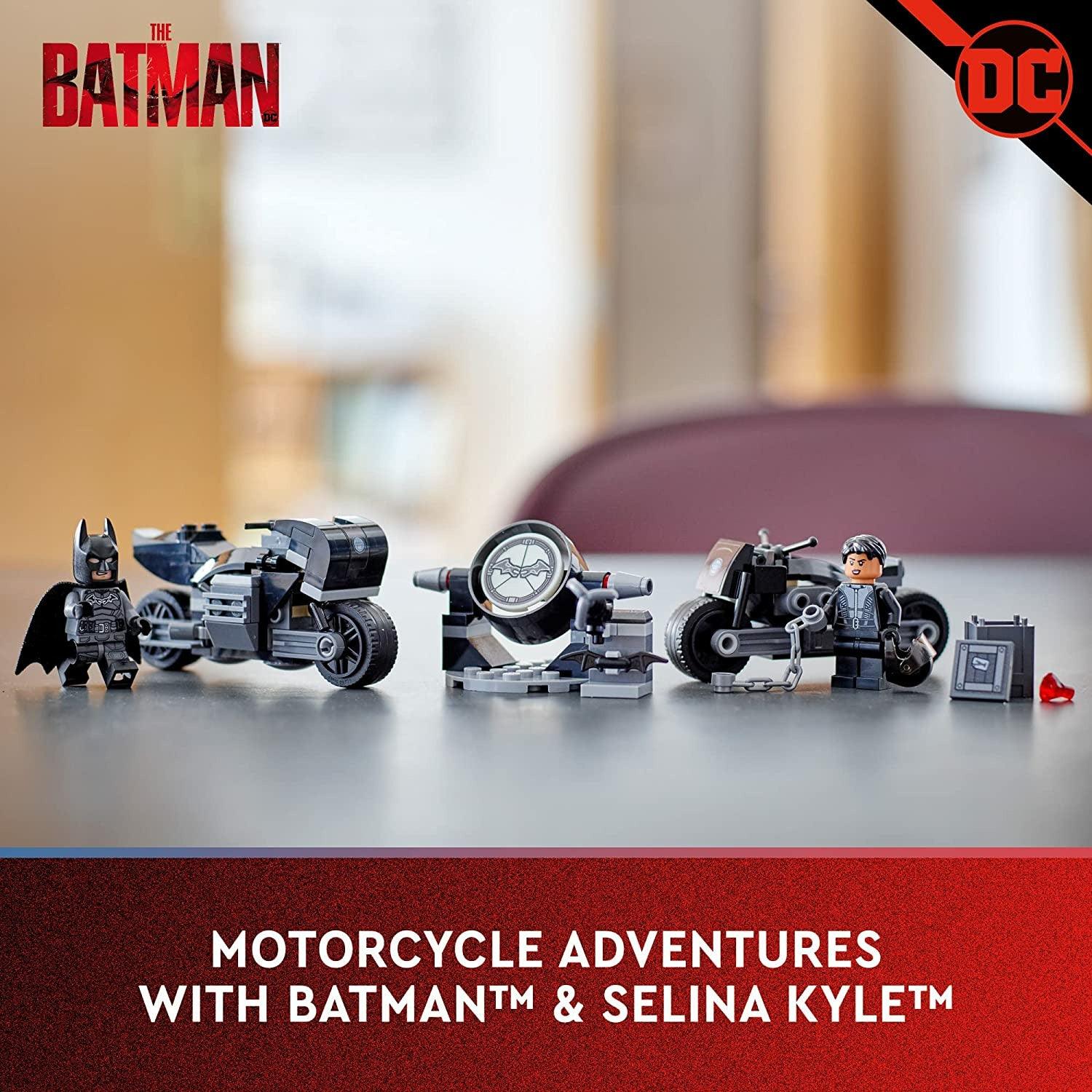 LEGO DC Batman: Batman & Selina Kyle Motorcycle Pursuit 76179 Building Kit (149 Pieces) - BumbleToys - 5-7 Years, Batman, Boys, DC, DC Comics, LEGO, OXE, Pre-Order