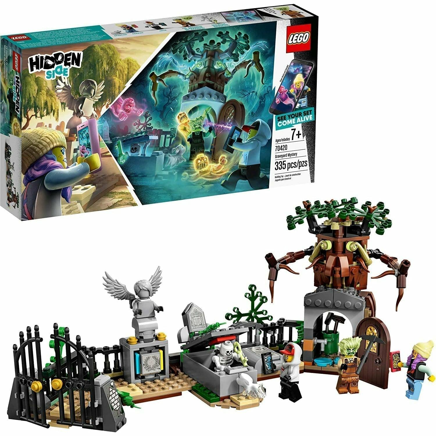 LEGO Hidden Side Graveyard Mystery 70420 Building Kit, App Toy for 7+ Year Old Boys and Girls, Interactive Augmented Reality Playset (335 Pieces) - BumbleToys - 6+ Years, 8+ Years, Boys, Hidden Side, LEGO, OXE, Pre-Order