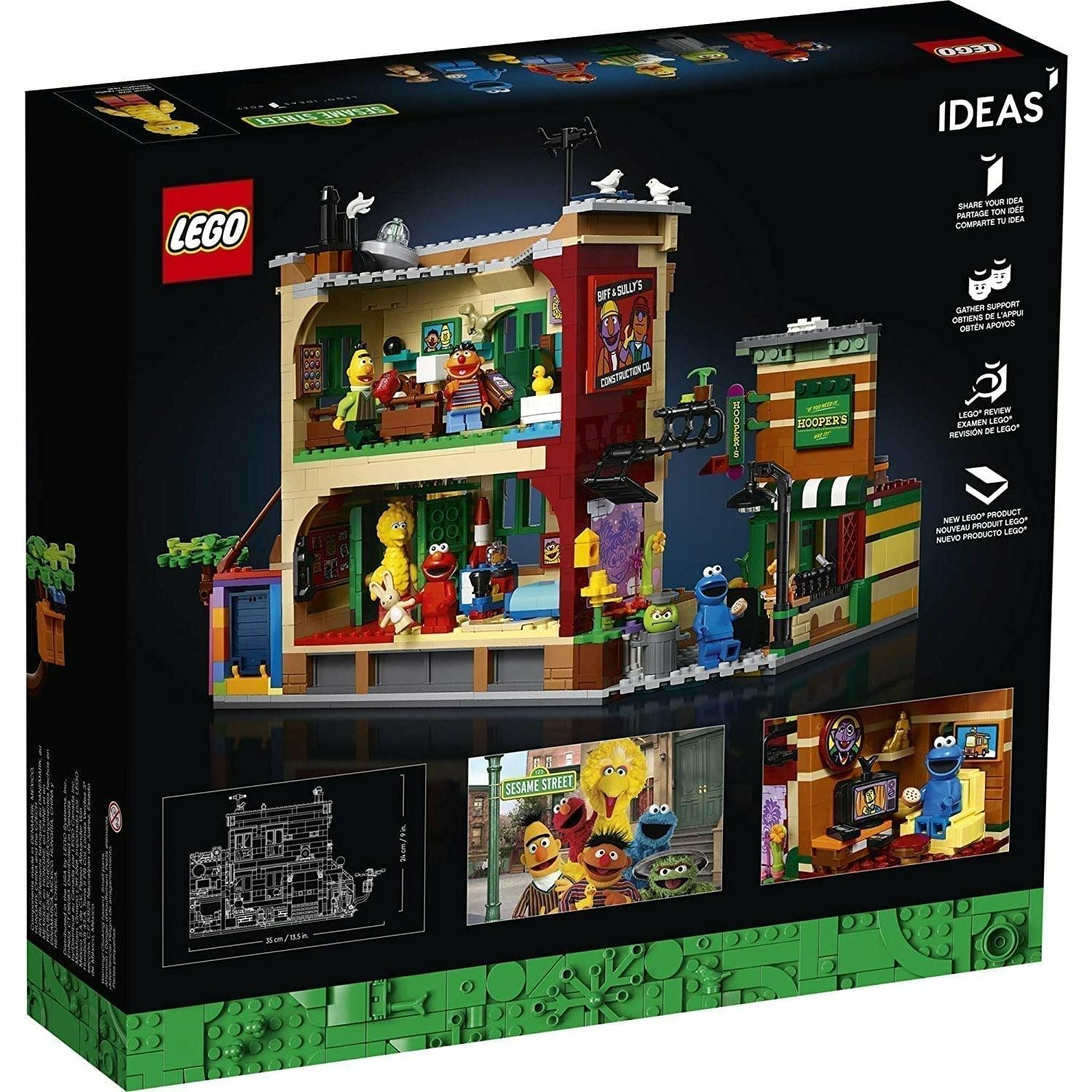 LEGO Ideas 123 Sesame Street 21324 Building Kit Featuring Elmo, Cookie Monster, Oscar The Grouch, Bert, Ernie & Big Bird 1,367 Pieces - BumbleToys - 14 Years & Up, 18+, Boys, Ideas, LEGO, Pre-Order, sesame