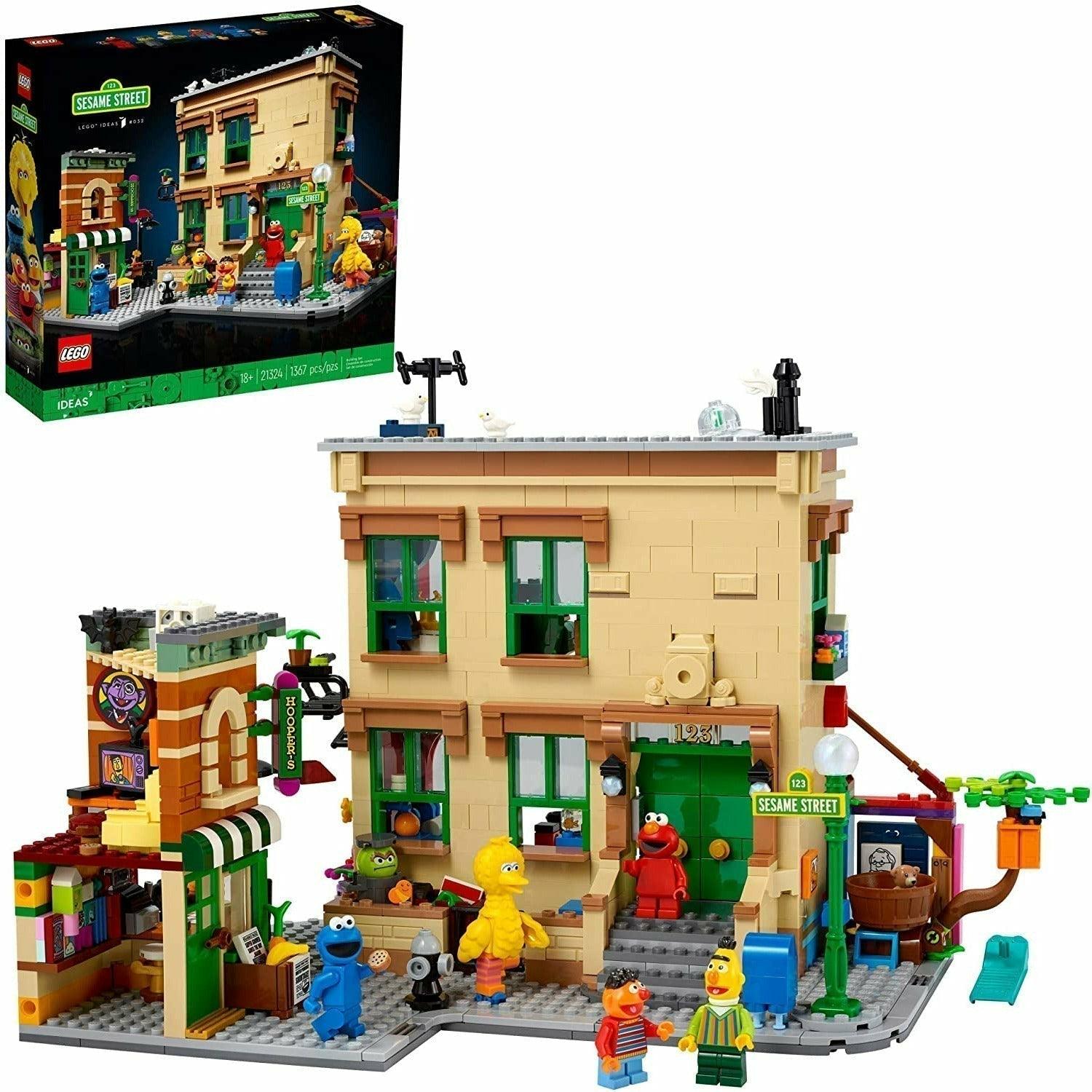 LEGO Ideas 123 Sesame Street 21324 Building Kit Featuring Elmo, Cookie Monster, Oscar The Grouch, Bert, Ernie & Big Bird 1,367 Pieces - BumbleToys - 14 Years & Up, 18+, Boys, Ideas, LEGO, Pre-Order, sesame