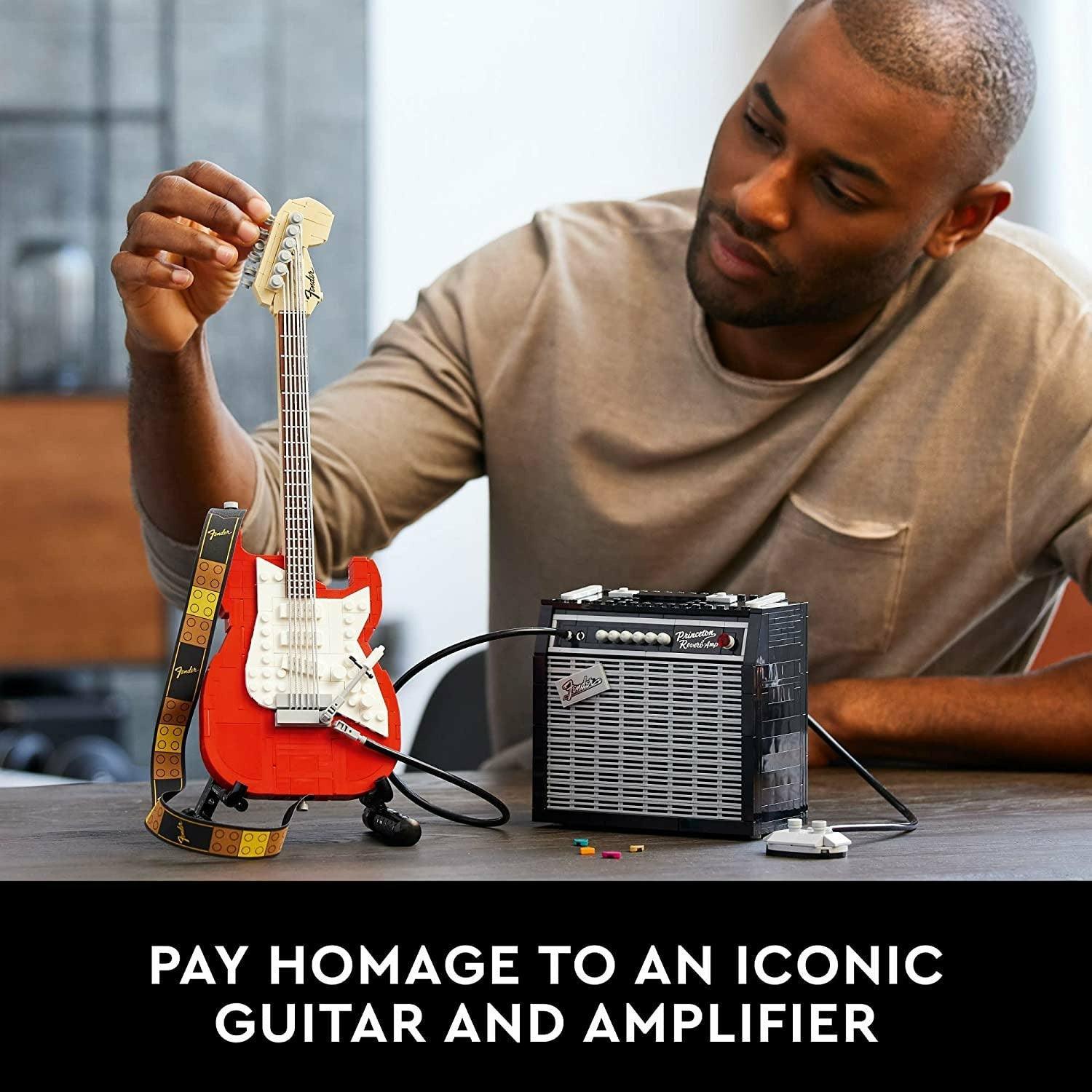 LEGO Ideas Fender Stratocaster 21329 Building Kit Idea for Guitar Players and Music Lovers (1,079 Pieces) - BumbleToys - 18+, Boys, Girls, Ideas, LEGO, Musical Instruments, OXE, Pre-Order