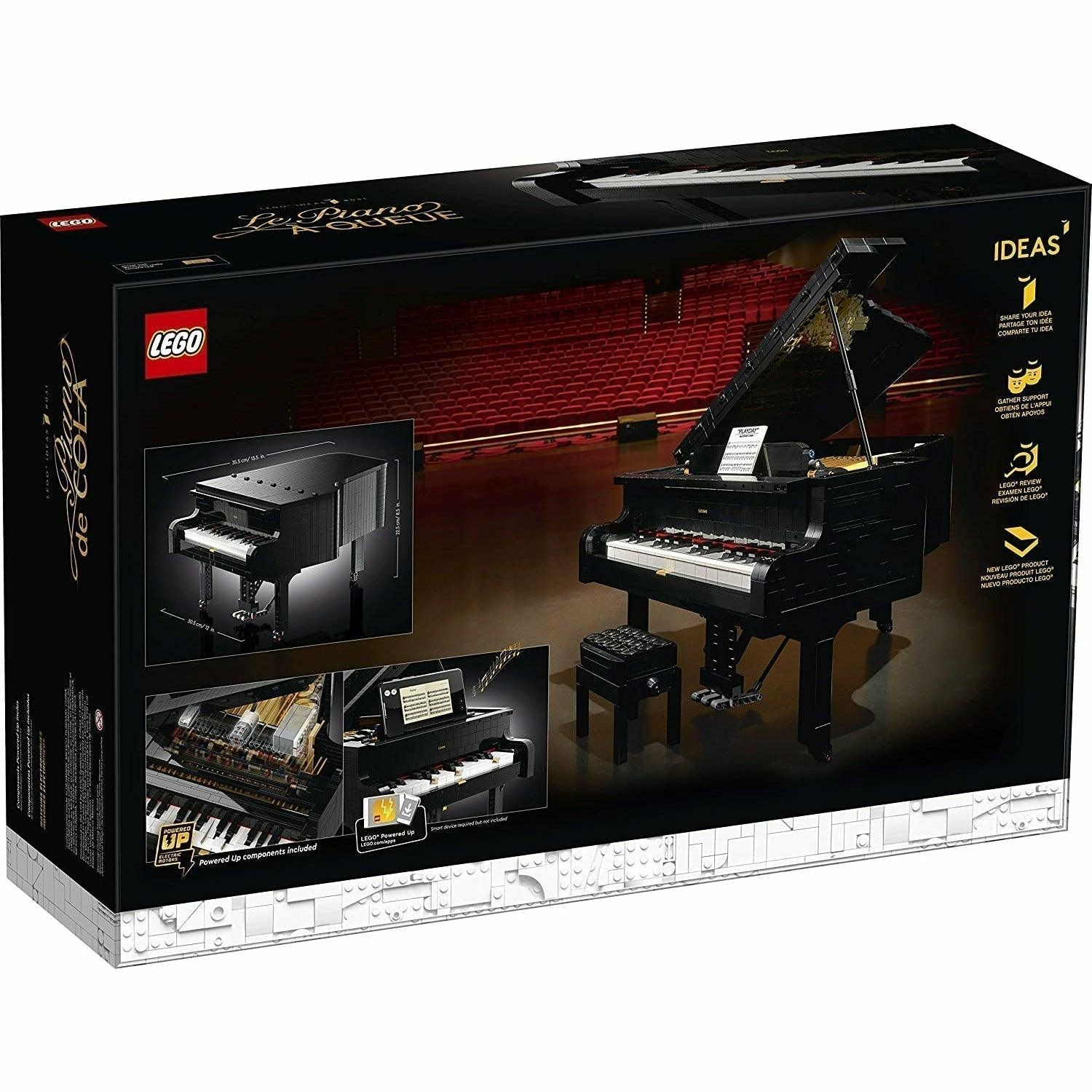 LEGO Ideas Grand Piano 21323 Model Building Kit, Build Your Own Playable Grand Piano, an Exciting DIY Project for The Pianist, (3,662 Pieces) - BumbleToys - 18+, Boys, Girls, Ideas, LEGO, Musical Instruments, OXE, Pre-Order