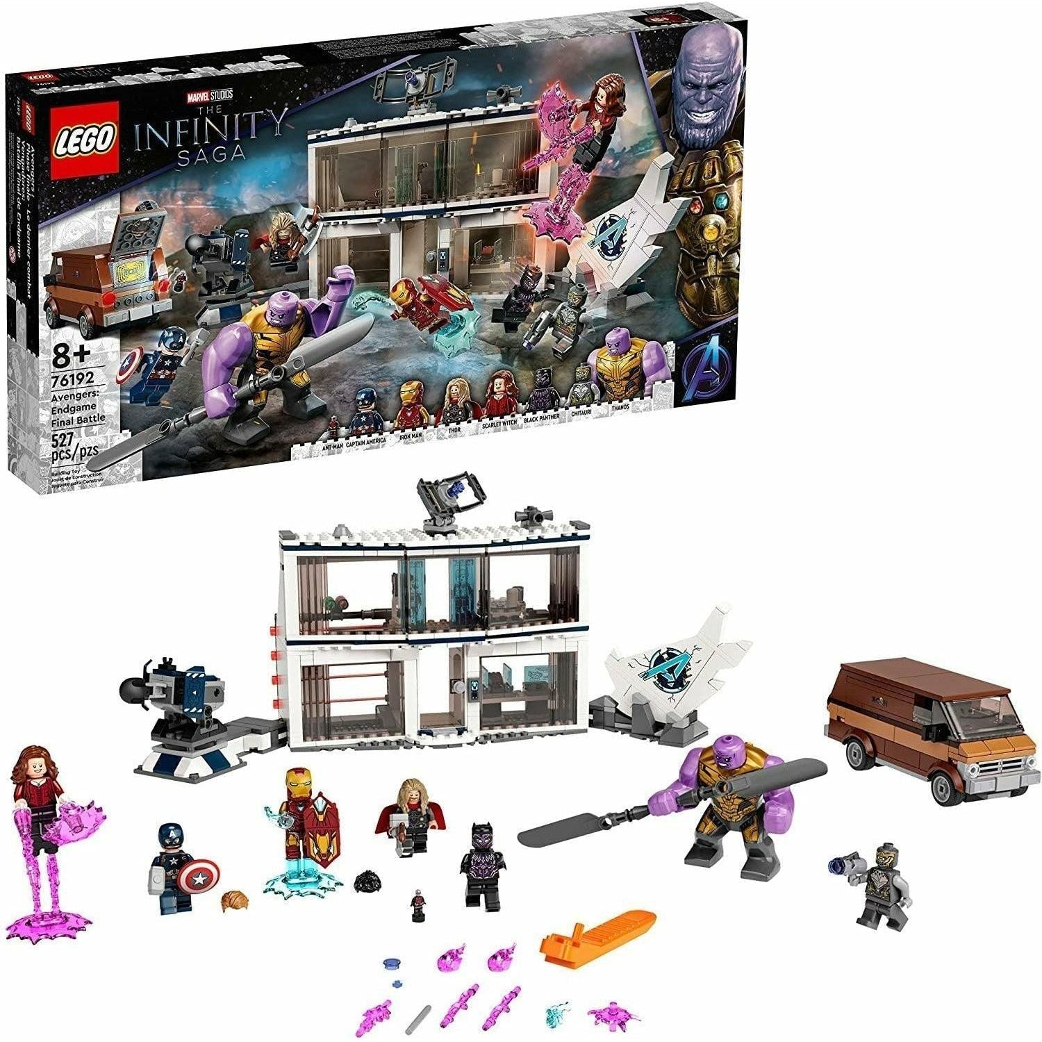 LEGO Marvel Avengers: Endgame Final Battle 76192 Collectible Building Kit; Battle Scene at The Avengers’ Compound (527 Pieces) - BumbleToys - 8+ Years, Avengers, Boys, LEGO, Marvel, OXE, Pre-Order