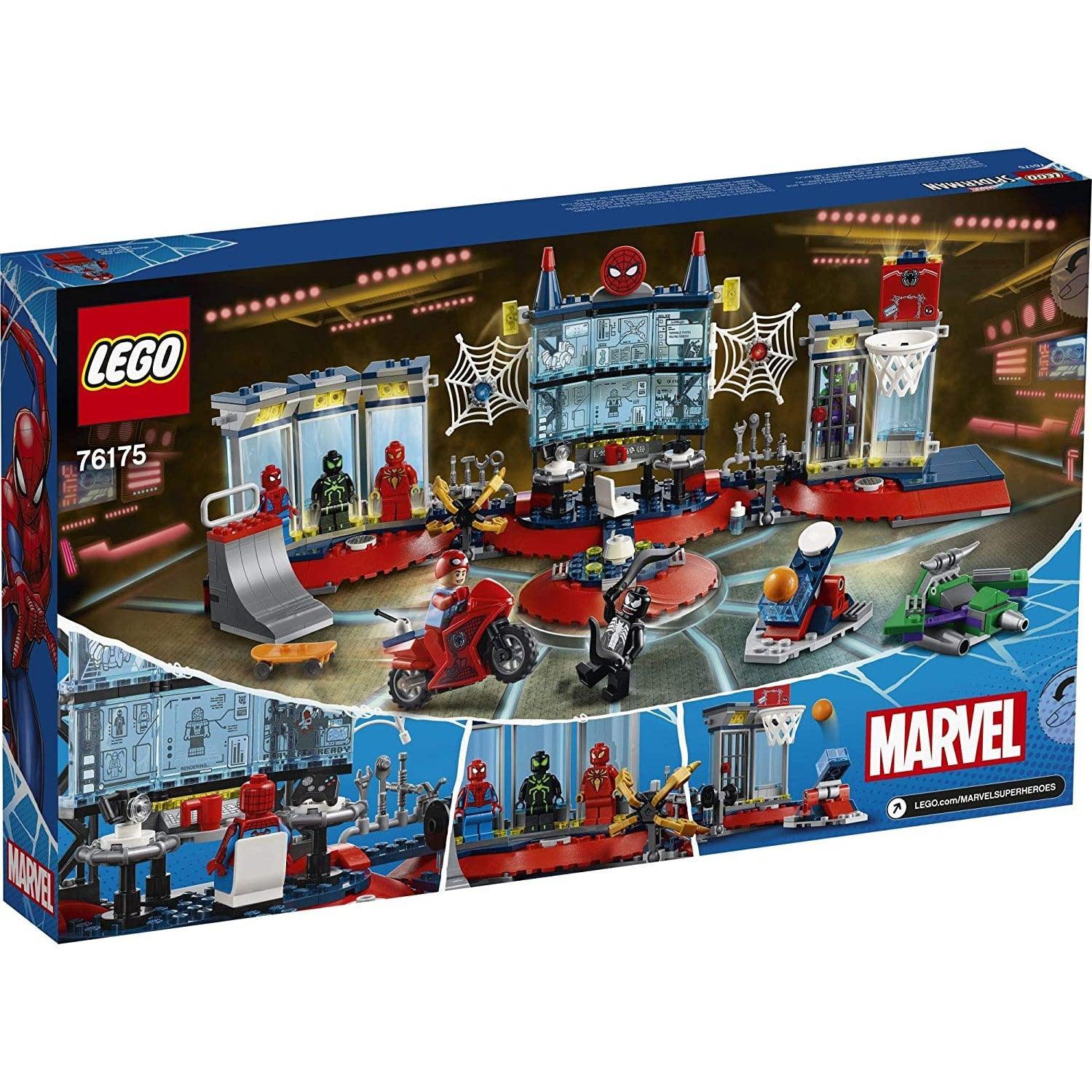 LEGO Marvel Spider-Man Attack on The Spider Lair 76175 Cool Building Toy (466 Pieces) - BumbleToys - Boys, Marvel, Pre-Order, Spider man, Spiderman