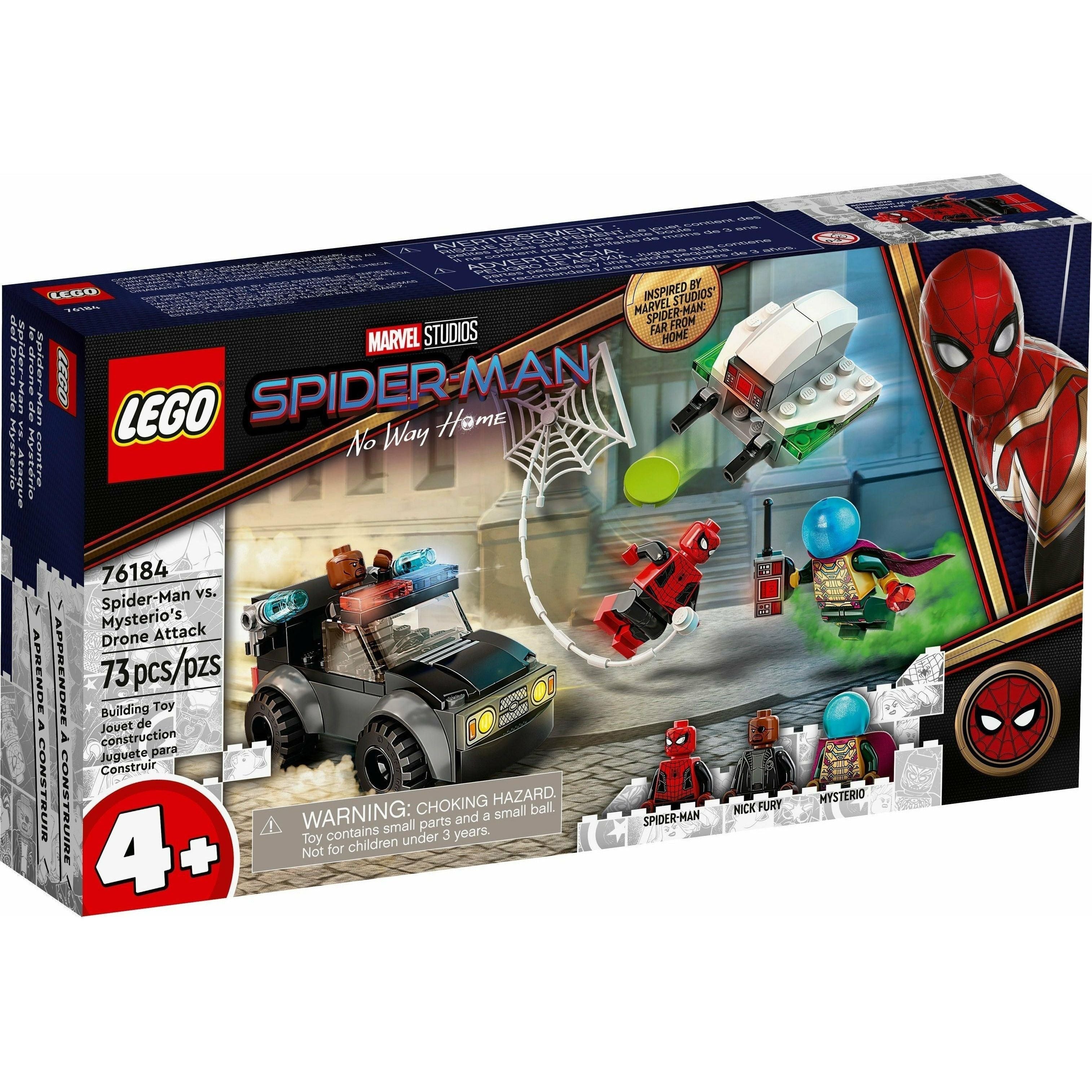 LEGO Marvel Spider-Man vs. Mysterio’s Drone Attack 76184 Building Kit (73 Pieces) - BumbleToys - 5-7 Years, Boys, LEGO, Marvel, OXE, Pre-Order, Spider man, Spiderman