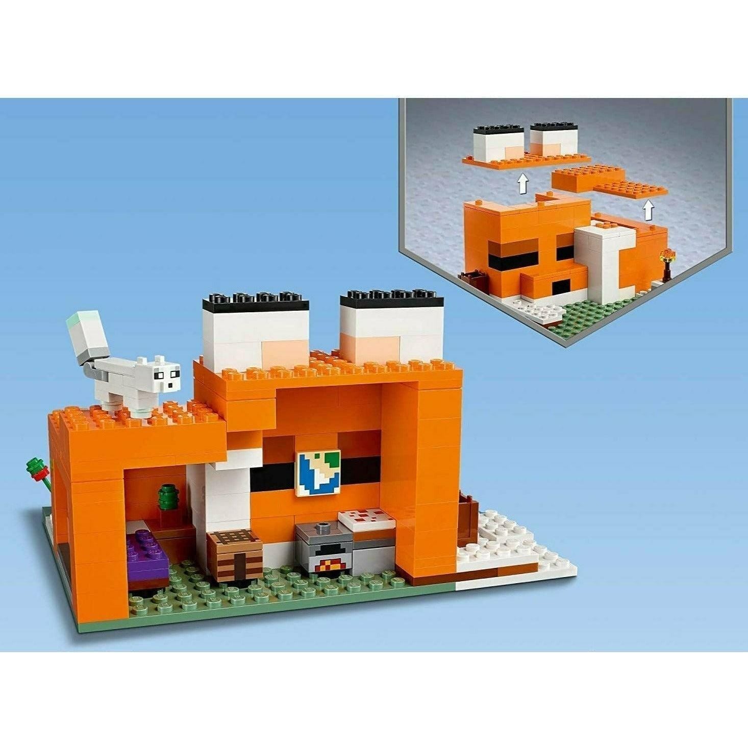 LEGO Minecraft The Fox Lodge 21178 Building Kit and Toy House Playset 193 Pieces - BumbleToys - 6+ Years, 8+ Years, 8-13 Years, Boys, LEGO, Minecraft, OXE, Pre-Order