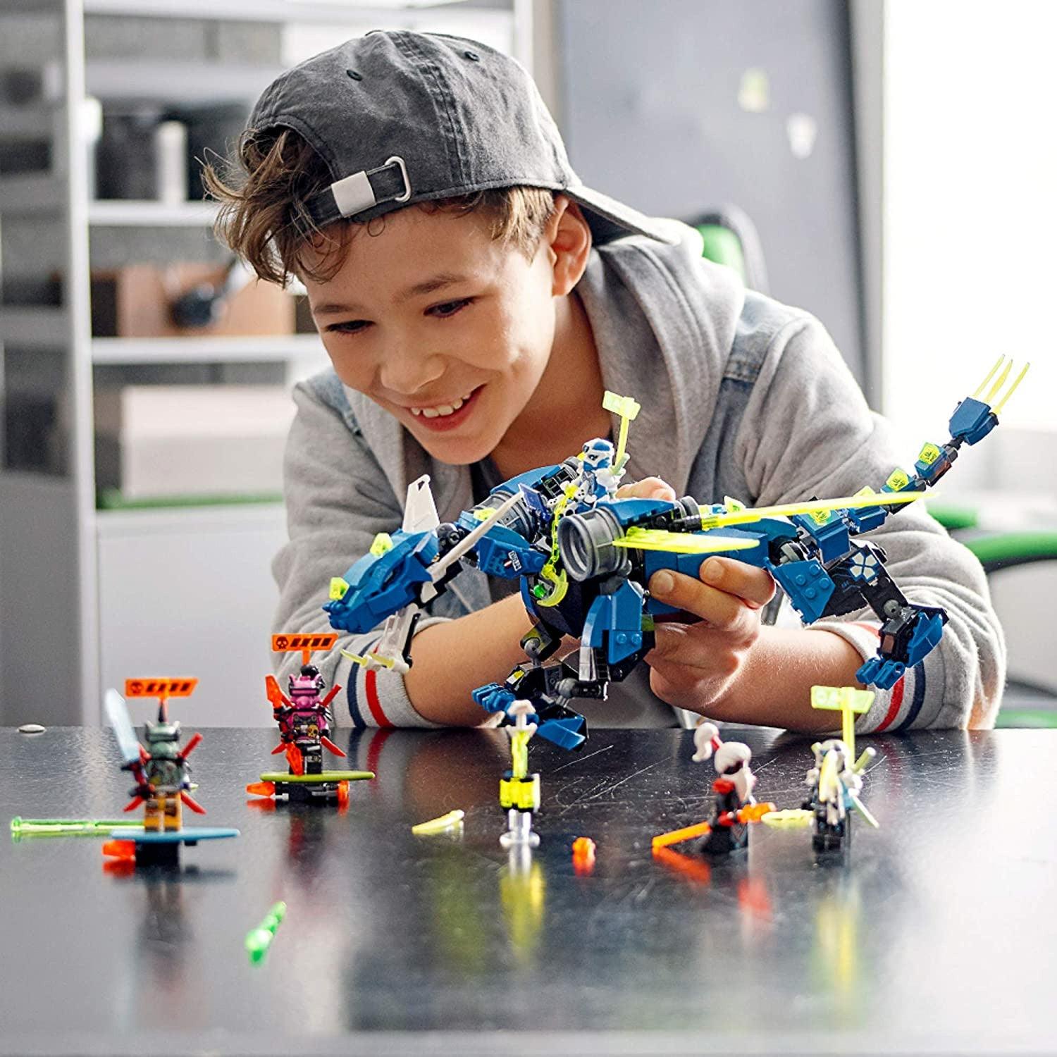 LEGO NINJAGO Jay’s Cyber Dragon 71711 Ninja Action Toy Building Kit (518 Pieces) (Retired Model) - BumbleToys - 8+ Years, 8-13 Years, Boys, LEGO, Ninjago, OXE, Pre-Order