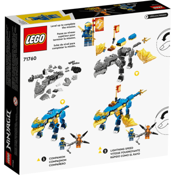 LEGO NINJAGO Jay’s Thunder Dragon EVO 71760 Ninja Action Toy Building Kit (140 Pieces) Exclusives 2022 - BumbleToys - 4+ Years, 5-7 Years, Boys, LEGO, Ninjago, OXE, Pre-Order