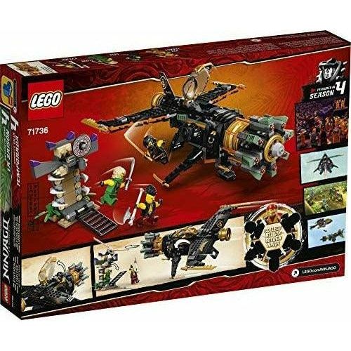 LEGO NINJAGO Legacy Boulder Blaster 71736 Airplane Toy Featuring Collectible Figurines (449 Pieces) - BumbleToys - 8+ Years, 8-13 Years, Boys, LEGO, Ninjago, OXE, Pre-Order