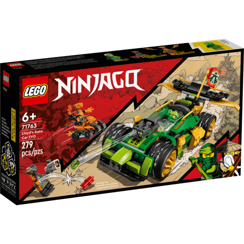 LEGO NINJAGO Lloyd’s Race Car EVO 71763 Ninja Action Toy Building Kit (279 Pieces) Exclusives 2022 - BumbleToys - 4+ Years, 5-7 Years, Boys, LEGO, Ninjago, OXE, Pre-Order