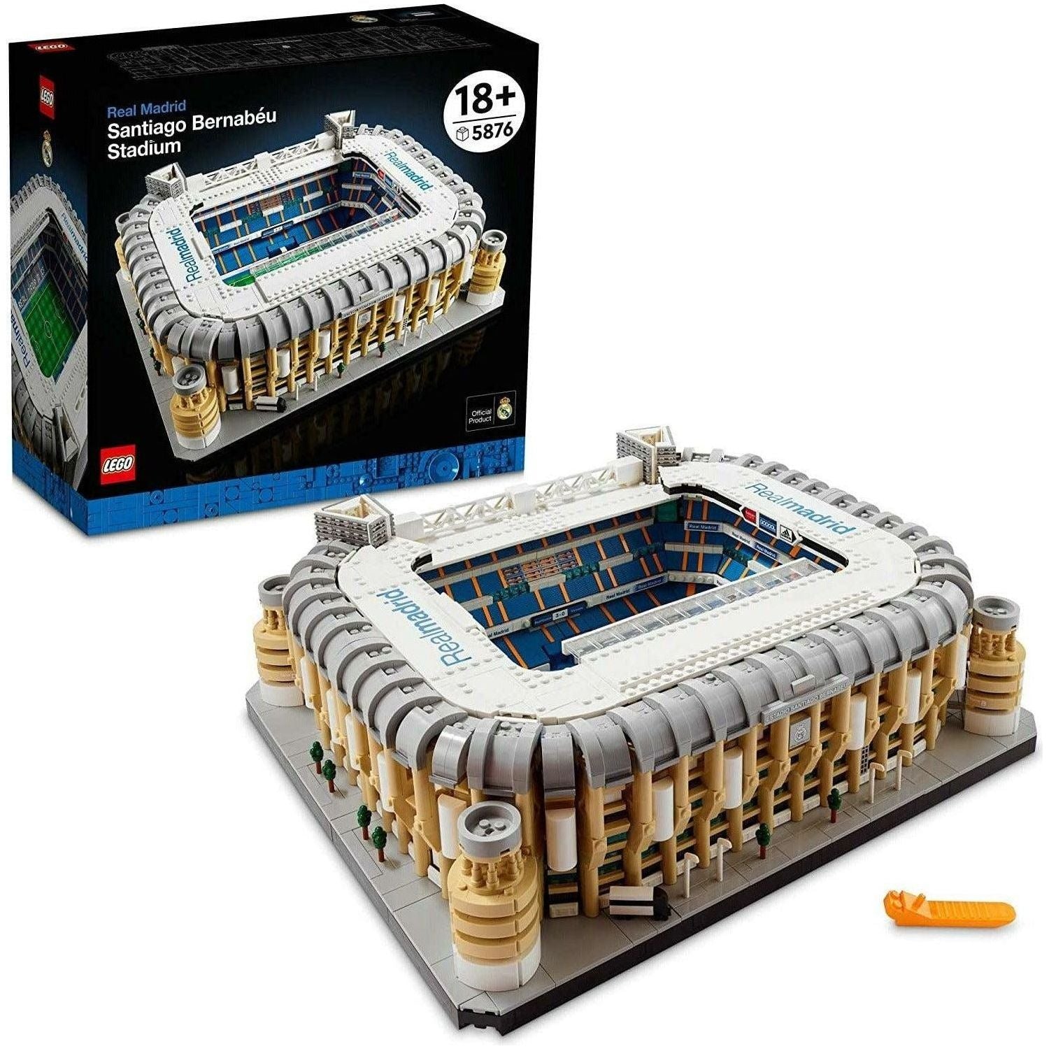 LEGO Real Madrid – Santiago Bernabéu Stadium 10299 Set Build A Detailed Model 5876 Pieces - BumbleToys - 18+, Architecture, Boys, LEGO, OXE, Pre-Order