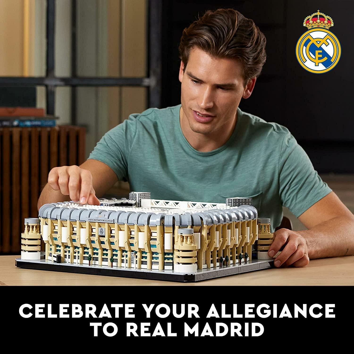 LEGO Real Madrid – Santiago Bernabéu Stadium 10299 Set Build A Detailed Model 5876 Pieces - BumbleToys - 18+, Architecture, Boys, LEGO, OXE, Pre-Order