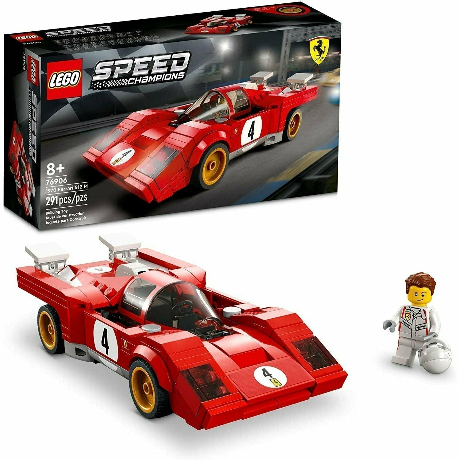 LEGO Speed Champions 1970 Ferrari 512 M 76906 Collectible Recreation of An Iconic Race Car Includes A Driver Minifigure With A Racing Suit 291 Pieces - BumbleToys - 8+ Years, 8-13 Years, Boys, Cars, Ferrari, LEGO, OXE, Pre-Order, Speed Champions