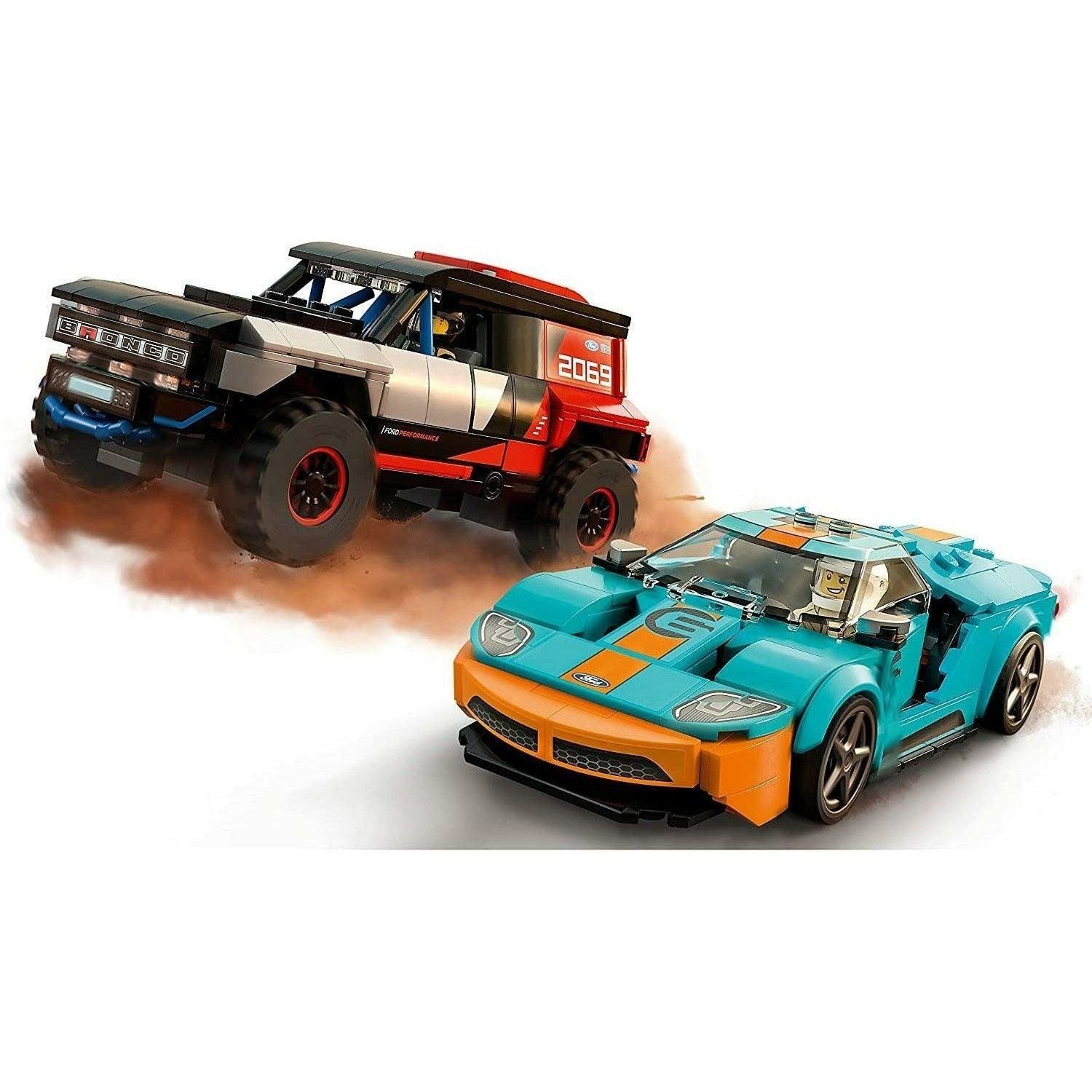 LEGO Speed Champions - Ford GT Heritage Edition and Bronco R (76905) - BumbleToys - 14 Years & Up, 8-13 Years, Boys, Cars, LEGO, OXE, Pre-Order, Speed Champions