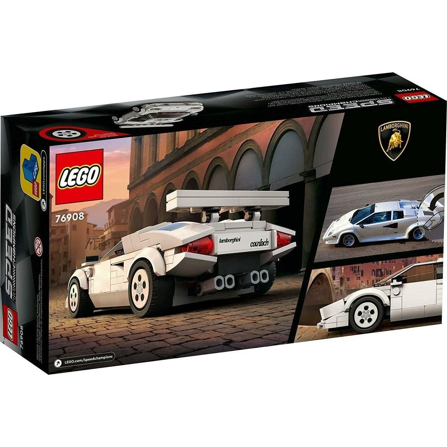 LEGO Speed Champions Lamborghini Countach 76908 Building Kit; Collectible Model of the Iconic 1970’s Super Sports Car - BumbleToys - 8+ Years, 8-13 Years, Boys, LEGO, OXE, Pre-Order