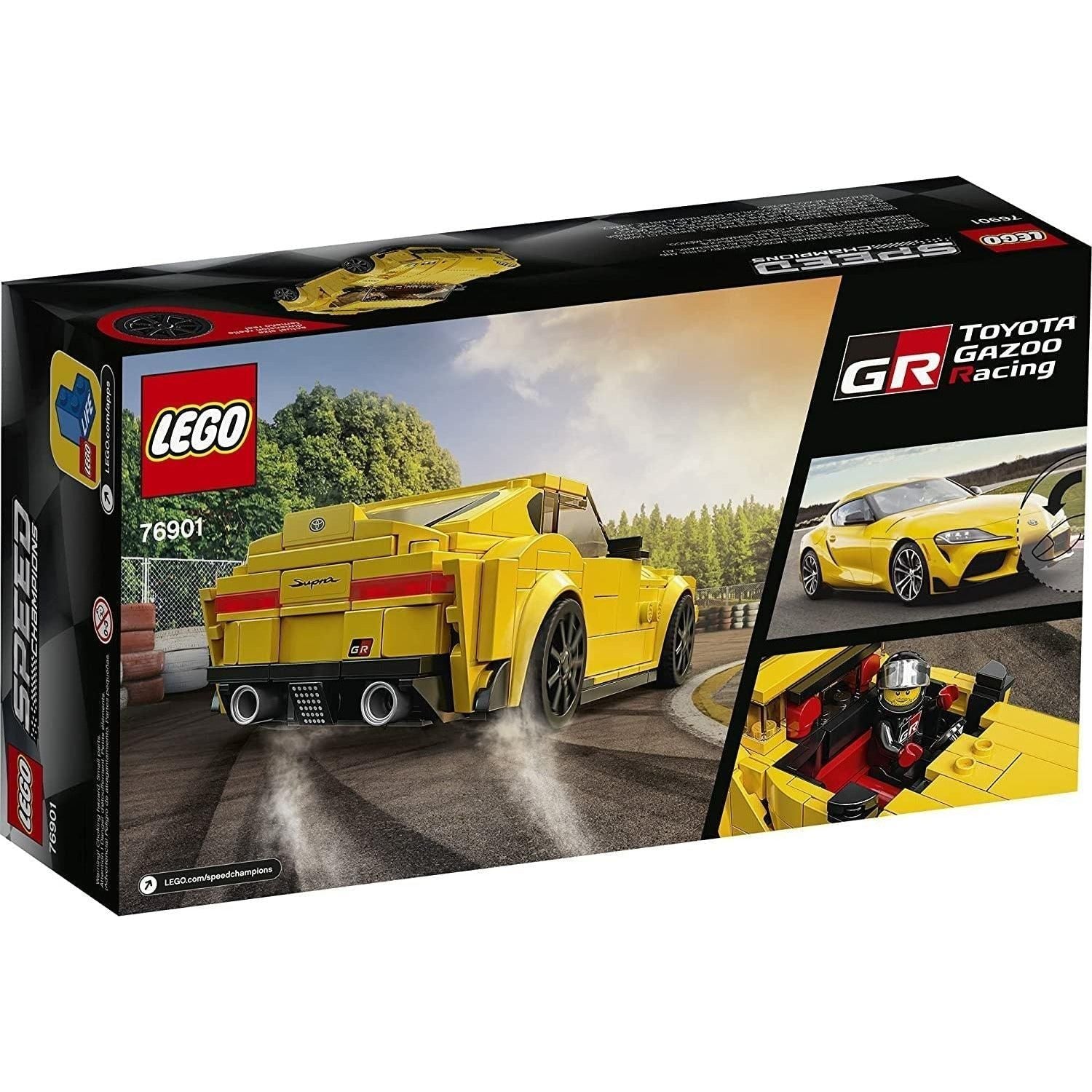 LEGO Speed Champions Toyota GR Supra 76901 Toy Car Building Toy (299 Pieces) - BumbleToys - 8+ Years, Boys, LEGO, OXE, Pre-Order, Speed Champions