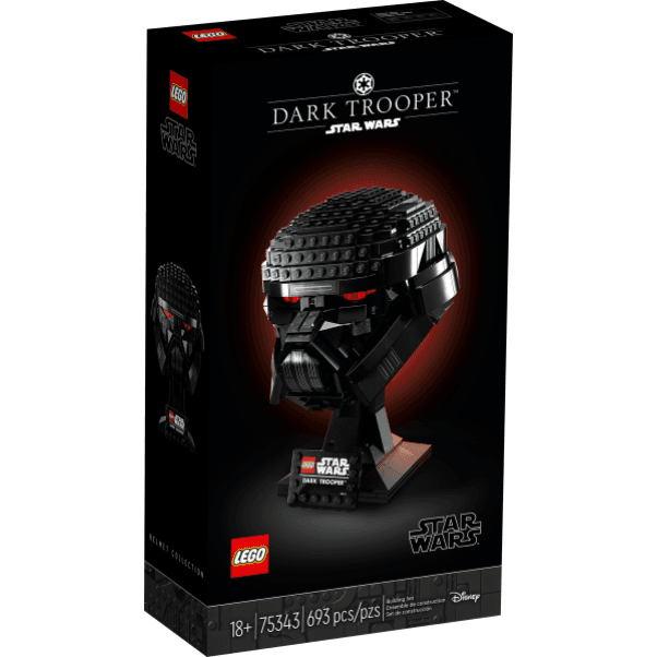 LEGO Star Wars Dark Trooper Helmet 75343 Building Kit (693 Pieces) - BumbleToys - 14 Years & Up, 18+, Boys, Helmet, LEGO, Mandalorian, OXE, Pre-Order, star wars
