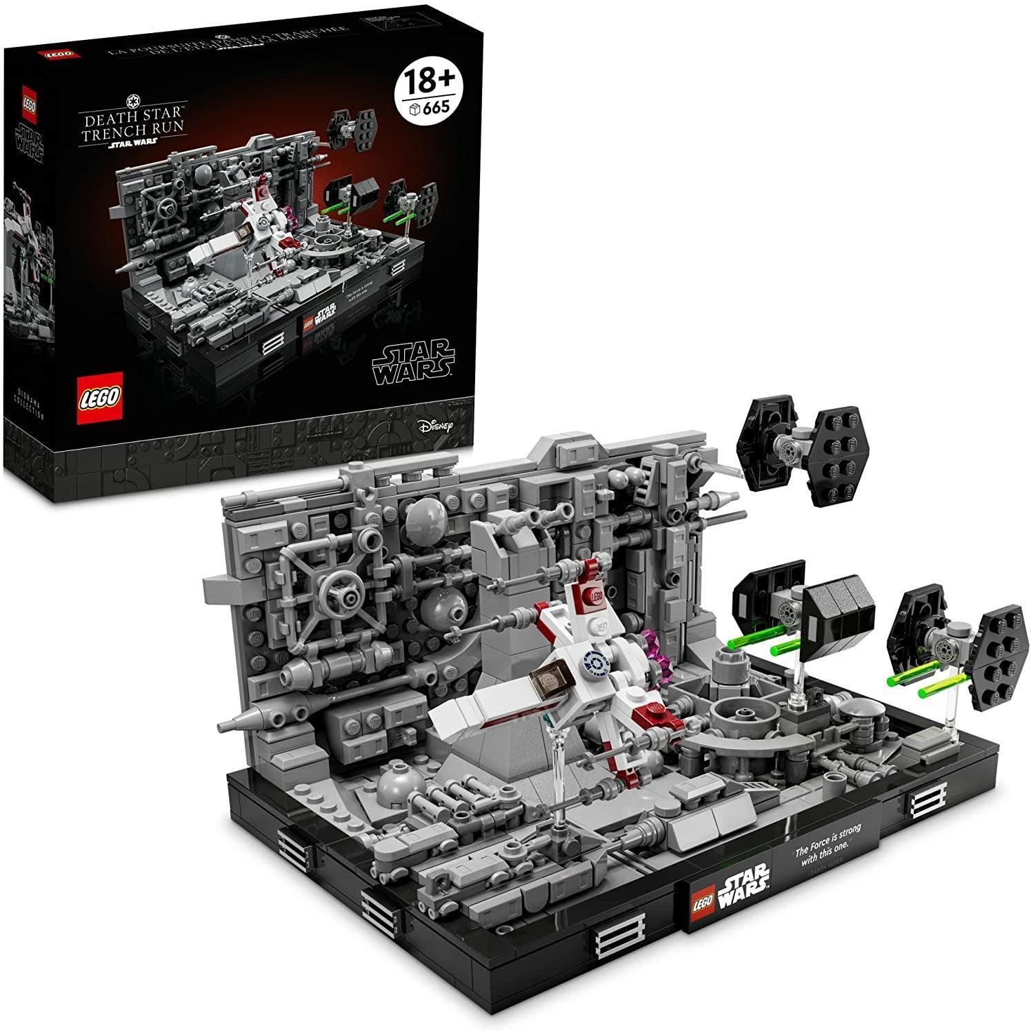 LEGO Star Wars Death Star Trench Run Diorama 75329 Building Kit for Adults; Brick-Built Collectible for Display (665 Pieces) - BumbleToys - 8+ Years, 8-13 Years, Boys, LEGO, Mandalorian, OXE, Pre-Order, star wars