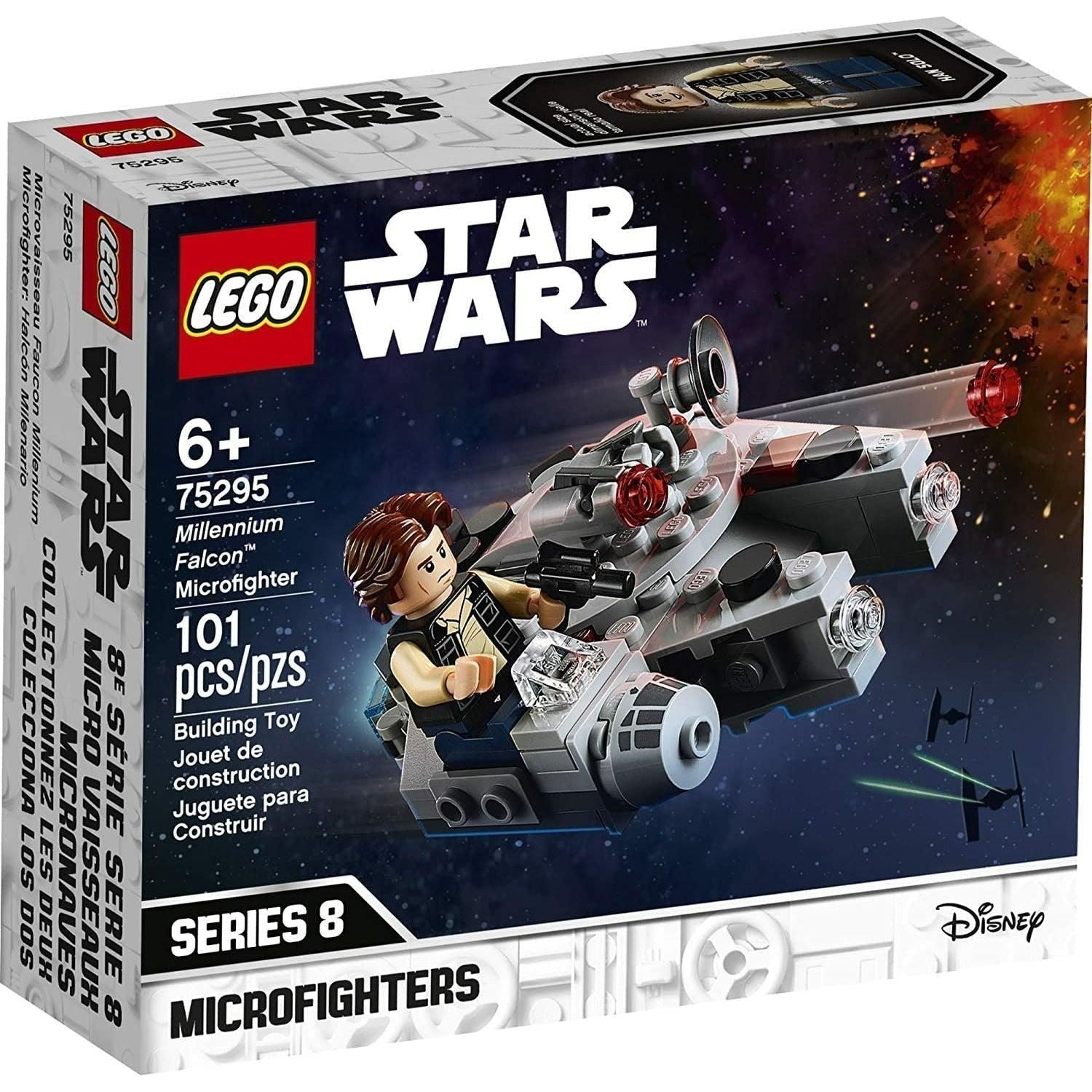 LEGO Star Wars Millennium Falcon Microfighter 75295 Building Kit (101 Pieces) - BumbleToys - 6+ Years, Boys, LEGO, OXE, star wars