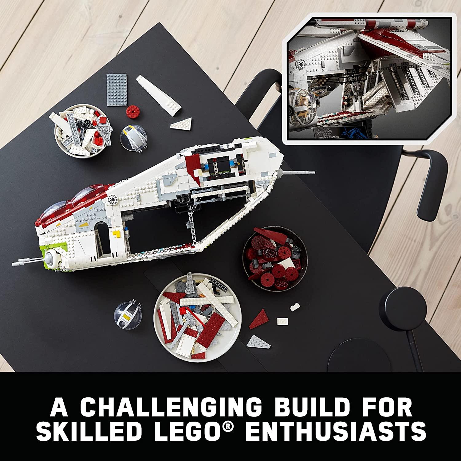 LEGO Star Wars Republic Gunship 75309 Building Kit; Cool, Ultimate Collector Series Build-and-Display Model (3,292 Pieces) - BumbleToys - 18+, Boys, LEGO, OXE, star wars