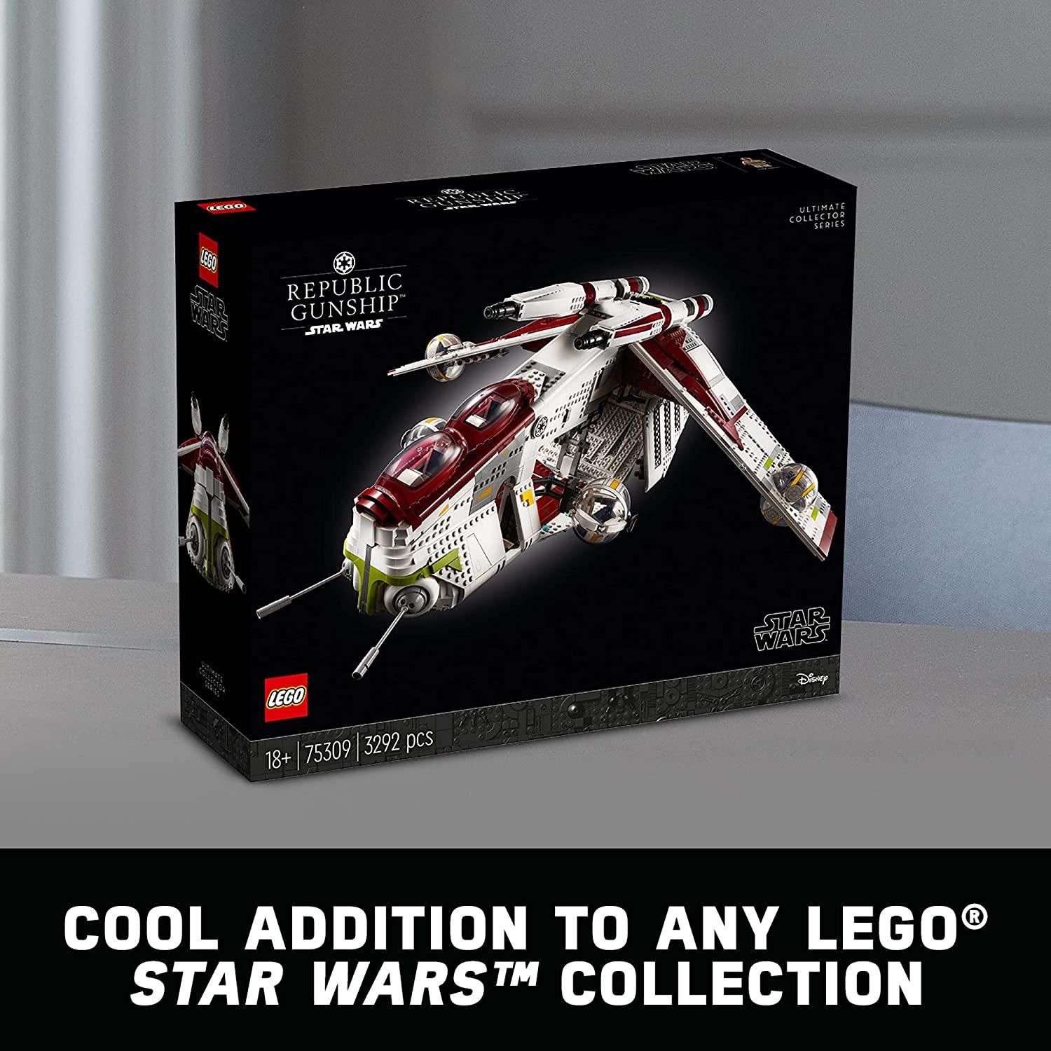LEGO Star Wars Republic Gunship 75309 Building Kit; Cool, Ultimate Collector Series Build-and-Display Model (3,292 Pieces) - BumbleToys - 18+, Boys, LEGO, OXE, Pre-Order, star wars
