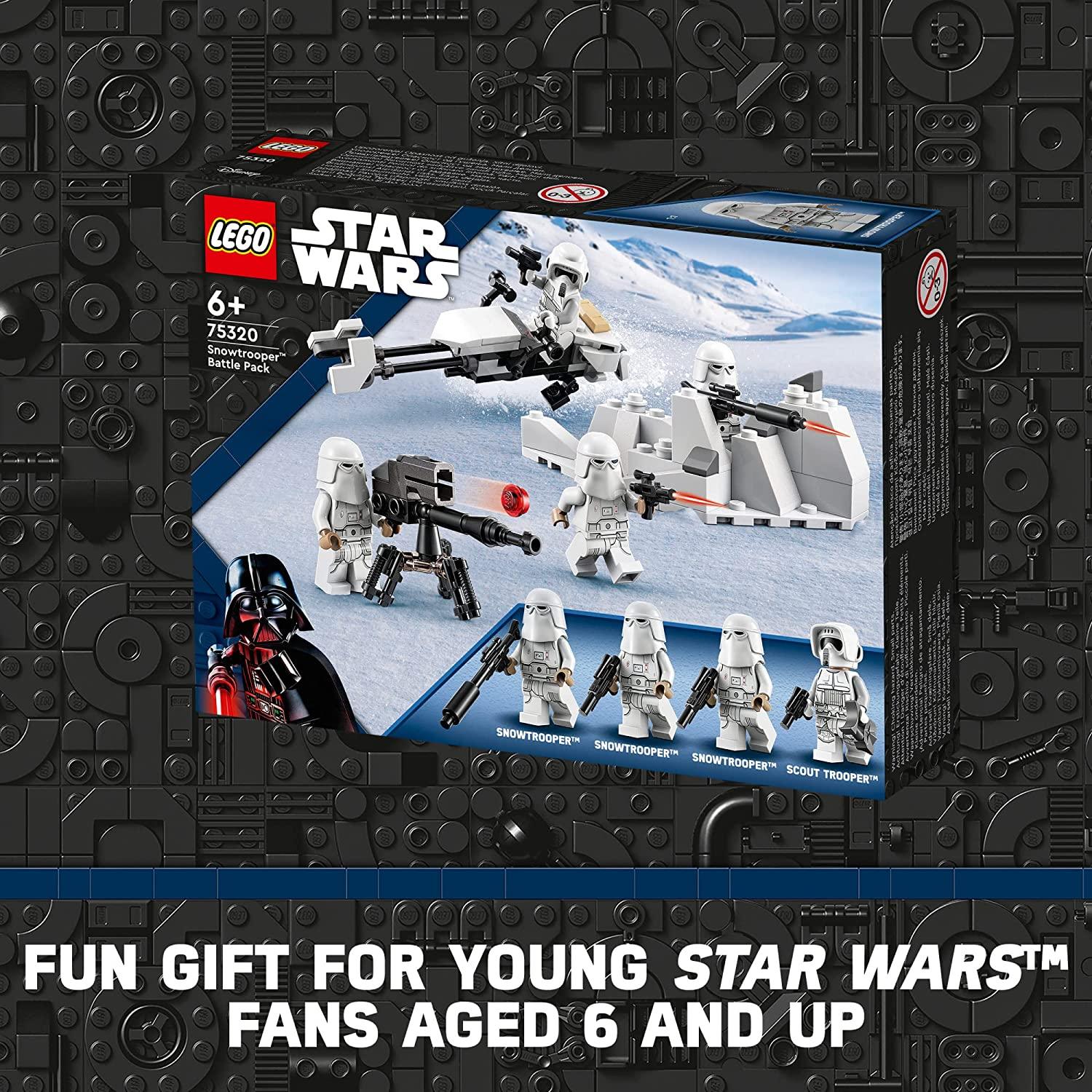 LEGO Star Wars Snowtrooper Battle Pack 75320 Toy Building Kit (105 Pieces) - BumbleToys - 5-7 Years, 6+ Years, Boys, LEGO, OXE, Pre-Order, star wars