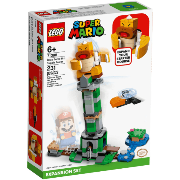 Lego Super Mario 71388 Boss Sumo Bro Topple Tower Expansion Set ( 231 Pieces) - BumbleToys - 6+ Years, Boys, LEGO, OXE, Pre-Order, Super Mario