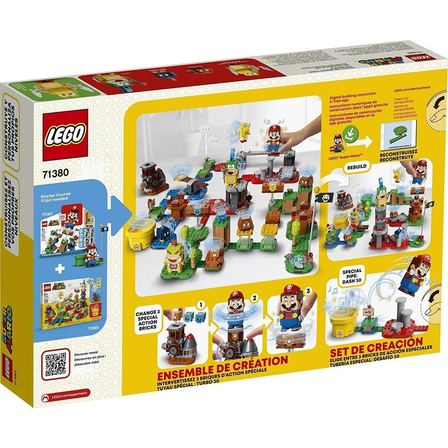 LEGO Super Mario Master Your Adventure Maker Set 71380 Building Kit; Collectible Gift Toy Playset for Creative Kids, New 2021 (366 Pieces) - BumbleToys - 6+ Years, Boys, Girls, LEGO, OXE, Pre-Order, Super Mario