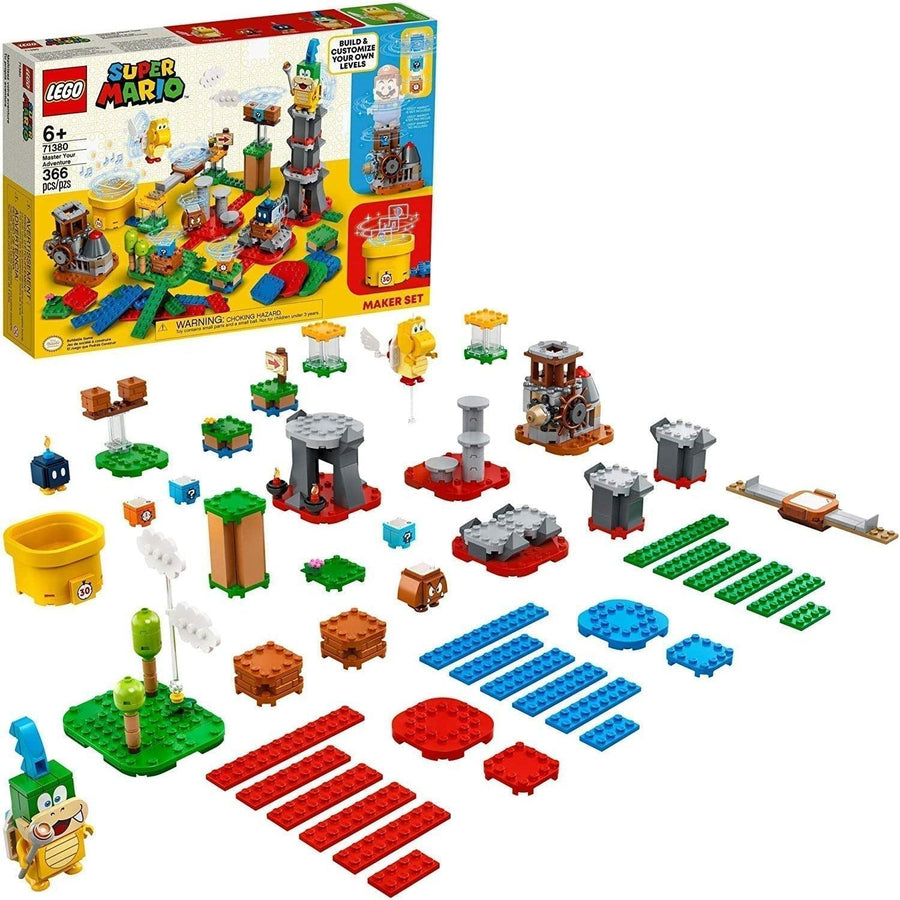 LEGO Super Mario Master Your Adventure Maker Set 71380 Building Kit ؛ مجموعة ألعاب هدايا قابلة للجمع للأطفال المبدعين ، جديد 2021 (366 قطعة)