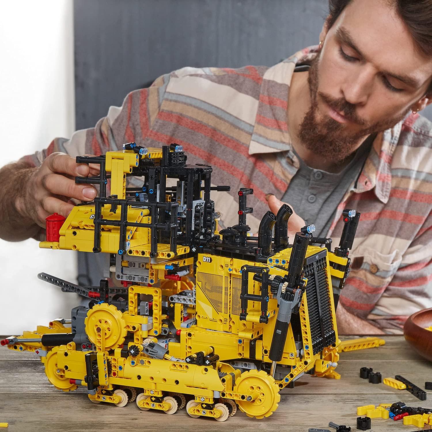 LEGO Technic App-Controlled Cat D11 Bulldozer 42131; A True-to-Life Replica of an Iconic Construction Machine (3,854 Pieces) - BumbleToys - 18+, Boys, LEGO, OXE, Pre-Order, Technic