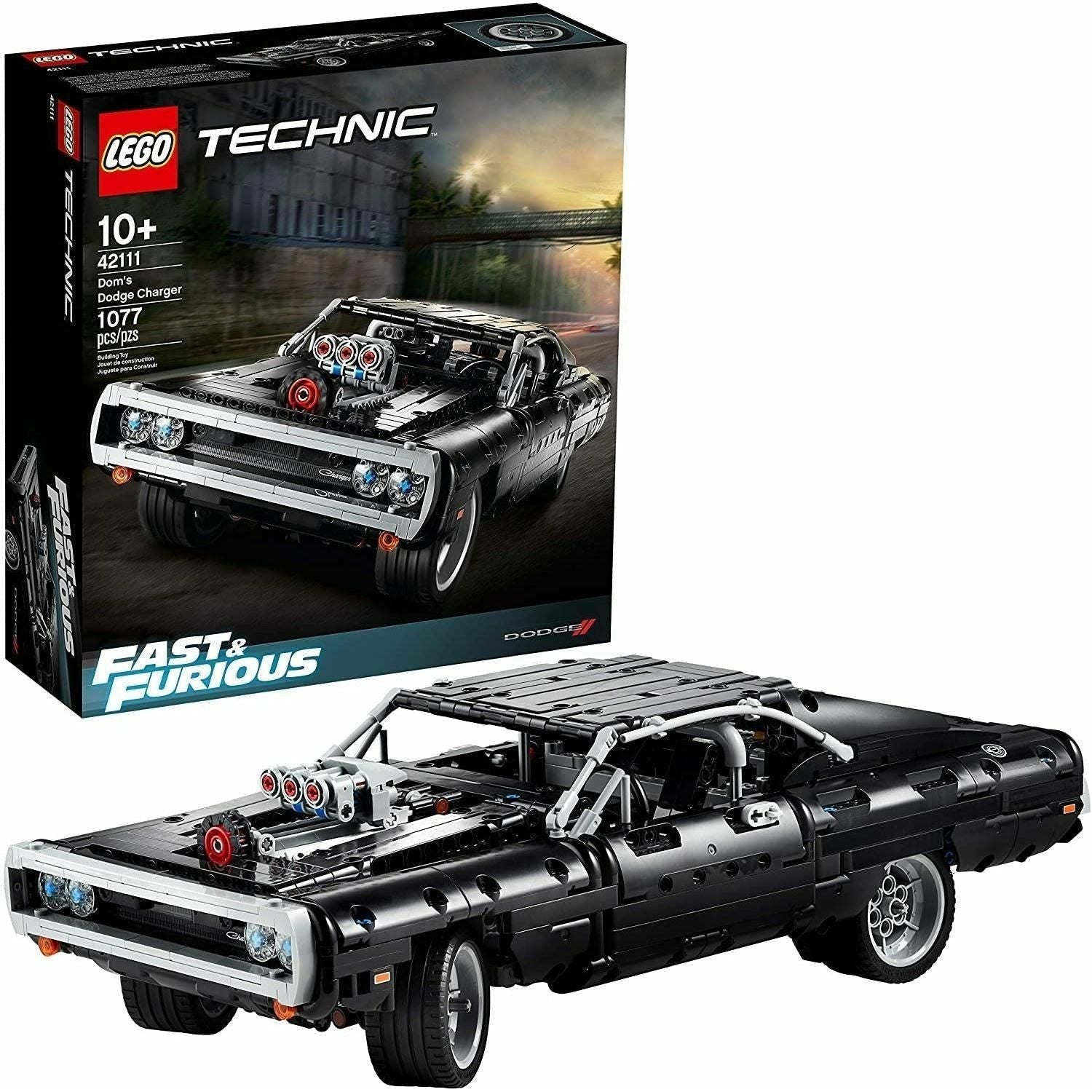 LEGO Technic Fast & Furious Dom's Dodge Charger 42111 Race Car Building Set (1,077 Pieces) - BumbleToys - 14 Years & Up, 8+ Years, 8-13 Years, Boys, Cars, LEGO, OXE, Pre-Order, Technic