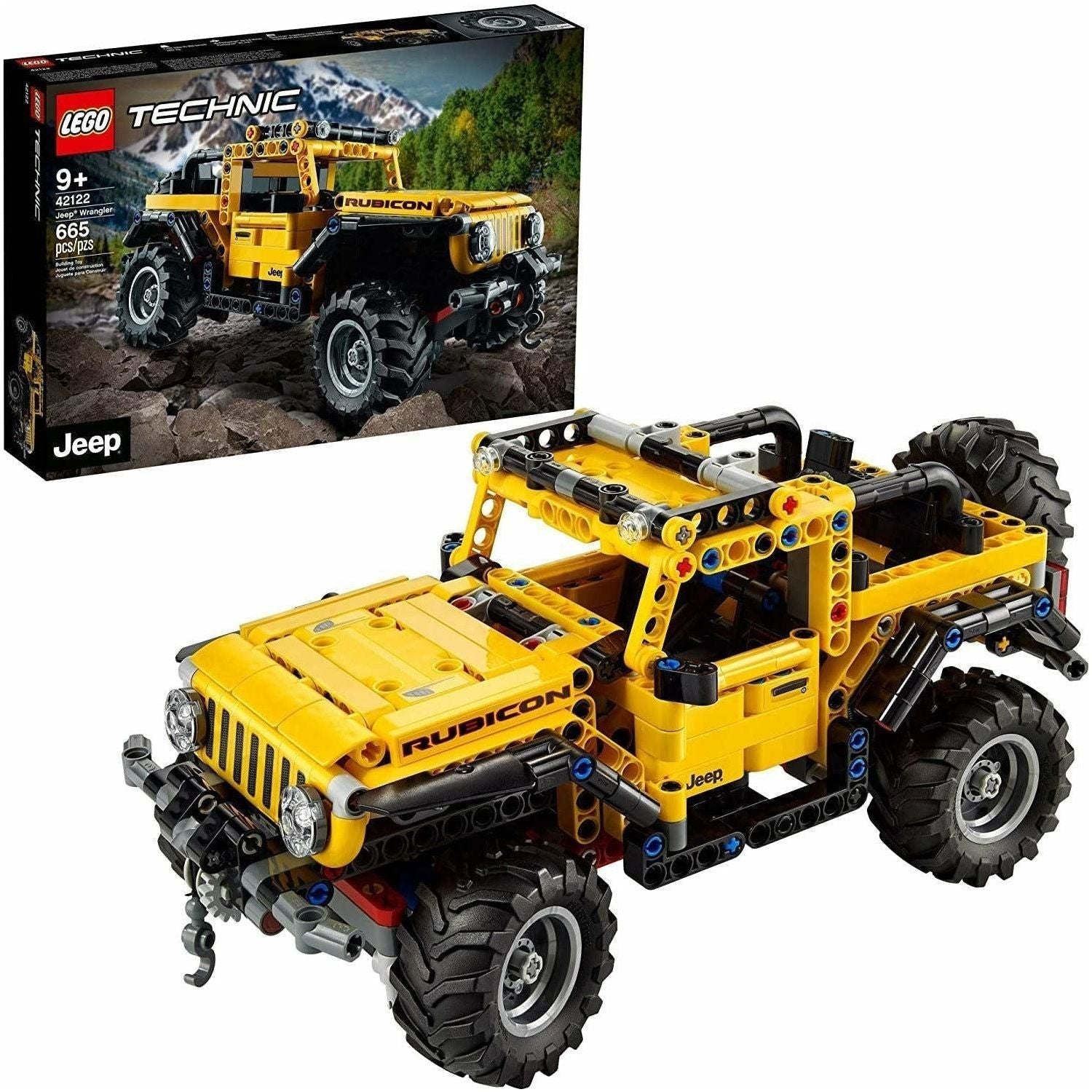LEGO Technic Jeep Wrangler 42122 An Engaging Model Building Kit (665 Pieces) - BumbleToys - 18+, 5-7 Years, 8+ Years, 8-13 Years, Boys, Clearance, LEGO, OXE, Pre-Order, Technic, Wrangler