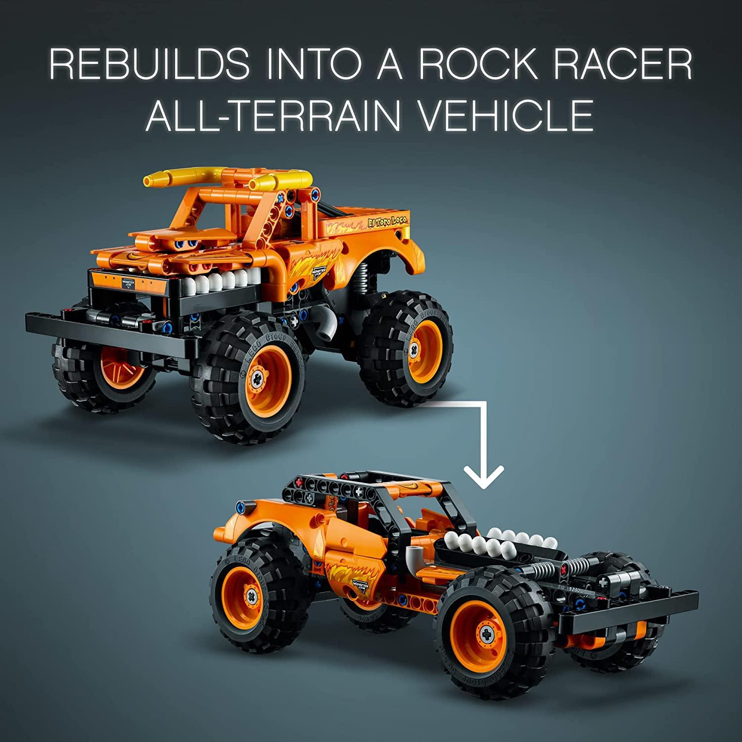 LEGO Technic Monster Jam El Toro Loco 42135 Model Building Kit; A 2-in-1 Pull-Back Toy for Kids Who Love Monster Trucks (247 Pieces) - BumbleToys - 8+ Years, 8-13 Years, Boys, Cars, LEGO, Monster Jam, OXE, Pre-Order, Technic