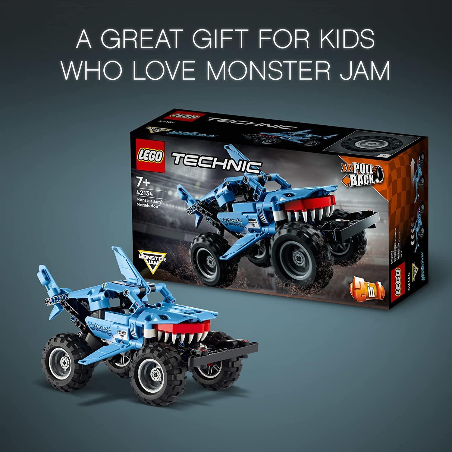 LEGO Technic Monster Jam Megalodon 42134 Model Building Kit (260 Pieces) - BumbleToys - 8+ Years, 8-13 Years, Boys, LEGO, Monster Jam, OXE, Pre-Order, Technic