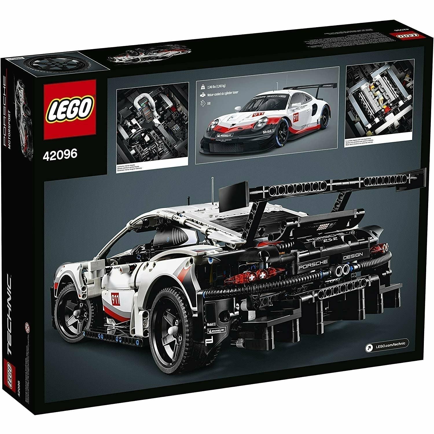LEGO Technic Porsche 911 RSR 42096 Race Car Building Set STEM Toy for Boys and Girls Ages 10+ Features Porsche Model Car with Toy Engine (1,580 Pieces) - BumbleToys - 14 Years & Up, 8+ Years, 8-13 Years, Boys, Cars, LEGO, OXE, Pre-Order, Technic