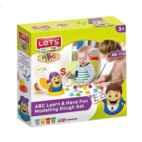 LeT's Have Fun ABC Playset 46 PCs - BumbleToys - 2-4 Years, Boys, Cecil, Girls, Make & Create, Play-doh