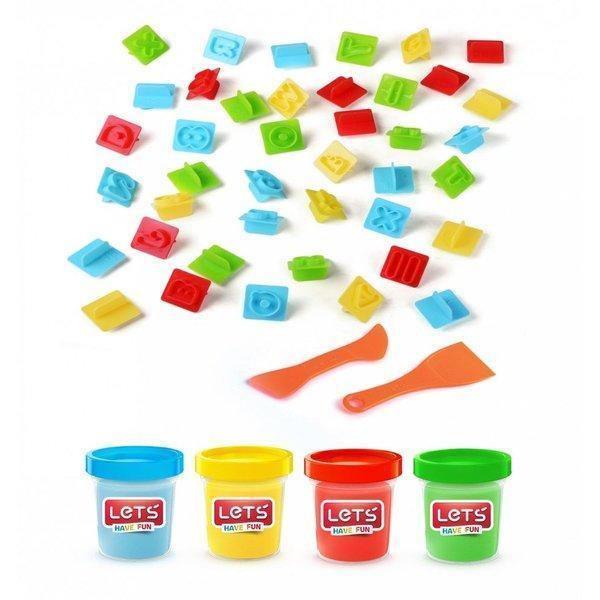 LeT's Have Fun ABC Playset 46 PCs - BumbleToys - 2-4 Years, Boys, Cecil, Girls, Make & Create, Play-doh