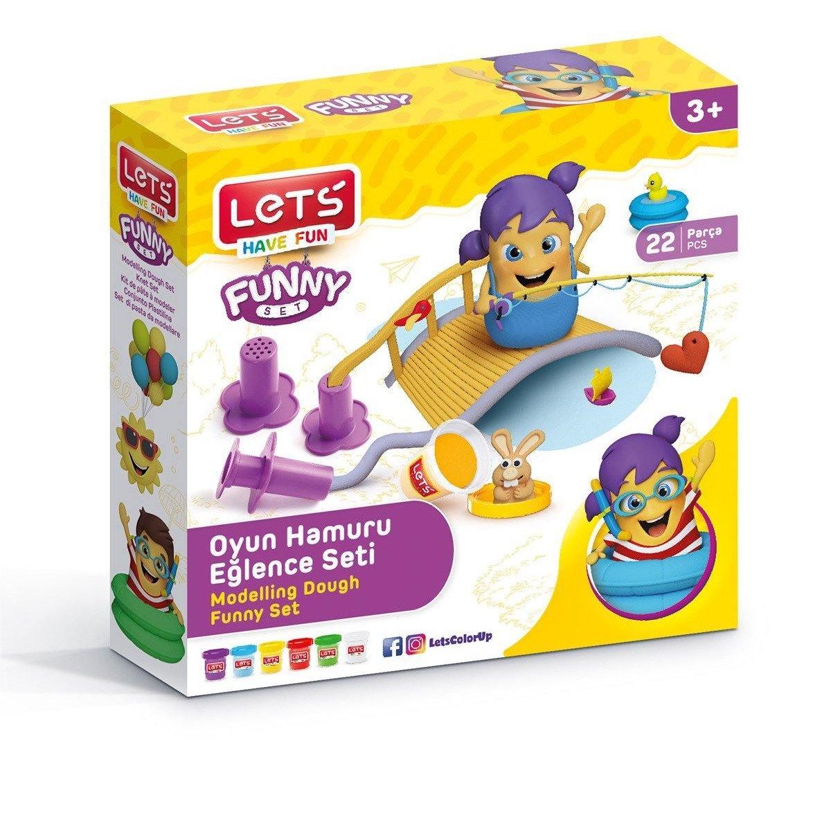 LeT's Have Funny Set 22 Pieces - BumbleToys - 5-7 Years, Boys, Cecil, Girls, Make & Create, Play-doh
