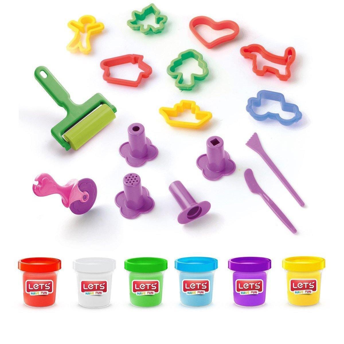 LeT's Have Funny Set 22 Pieces - BumbleToys - 5-7 Years, Boys, Cecil, Girls, Make & Create, Play-doh