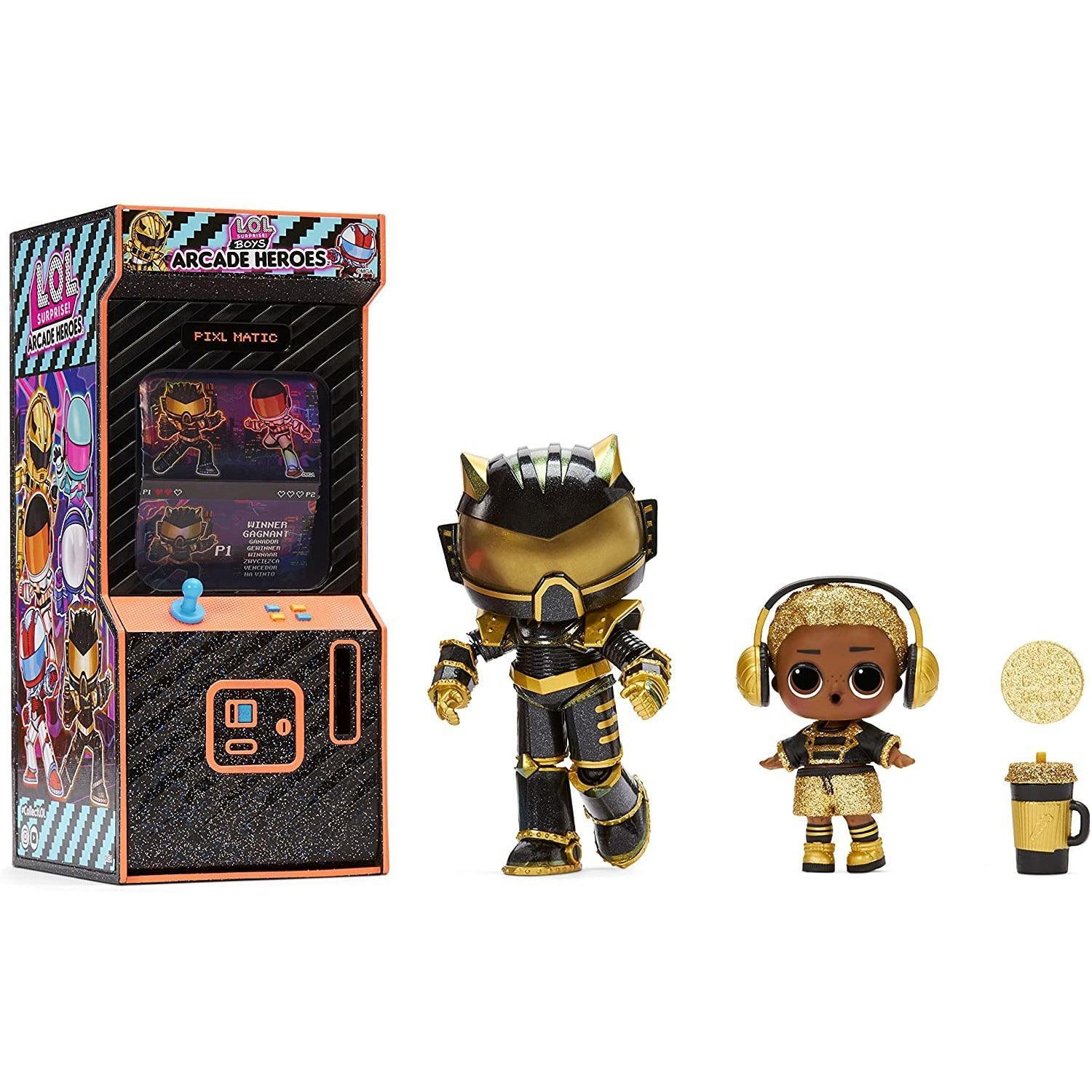 LOL Surprise Boys Arcade Heroes Series 2 Action Figure Doll with 15 Surprises - BumbleToys - 4+ Years, 5-7 Years, Amazon, Boys, Dolls, Fashion Dolls & Accessories, Girls, LOL