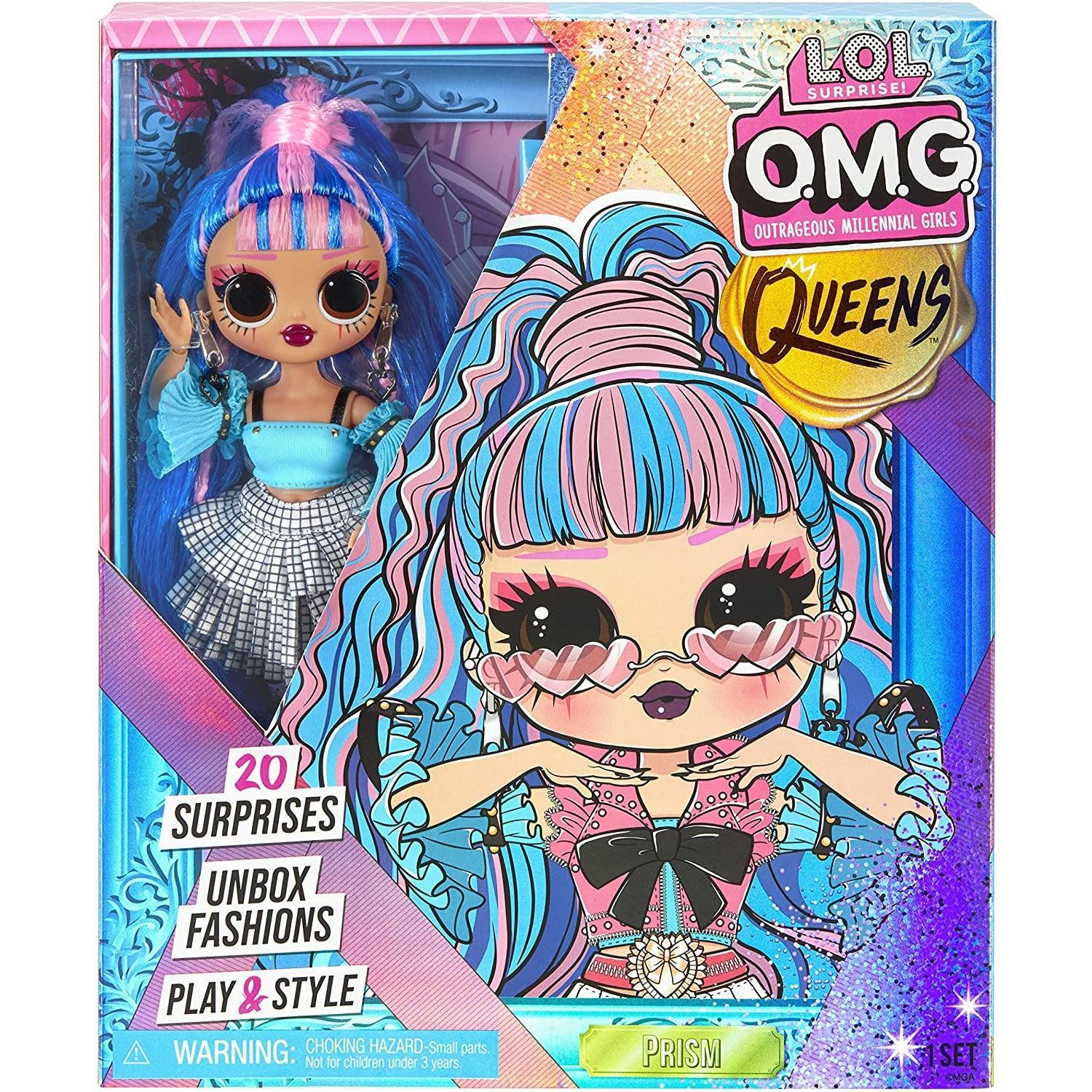 LOL Surprise OMG Queens Queens Prism Fashion Doll with 20 Surprises Including Outfit and Accessories - BumbleToys - 5-7 Years, Dolls, Fashion Dolls & Accessories, Girls, L.O.L, OXE, Pre-Order