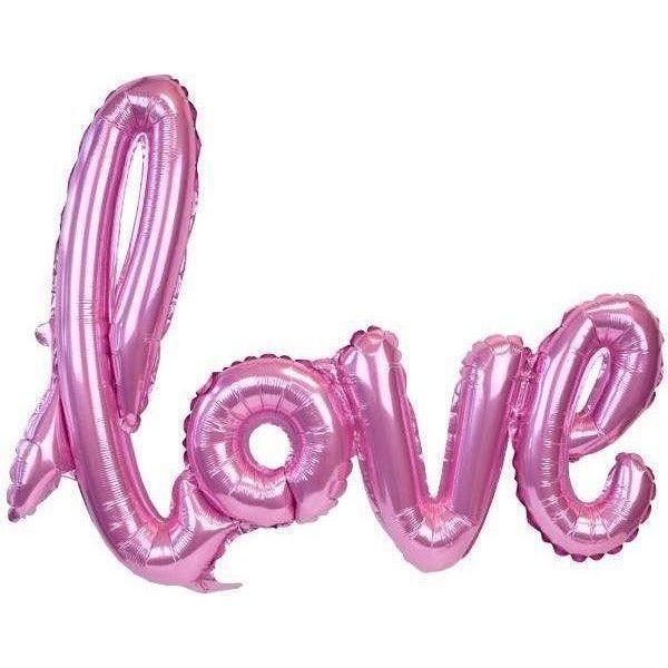 Love Letter Foil Balloon Party Decoration Banner - BumbleToys - Balloons, Boys, Foil, Girls, KH, Love, Party Supplies, Toys