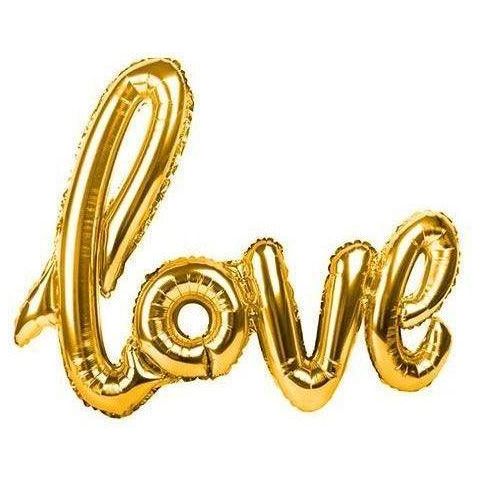 Love Letter Foil Balloon Party Decoration Banner - BumbleToys - Balloons, Boys, Foil, Girls, KH, Love, Party Supplies, Toys