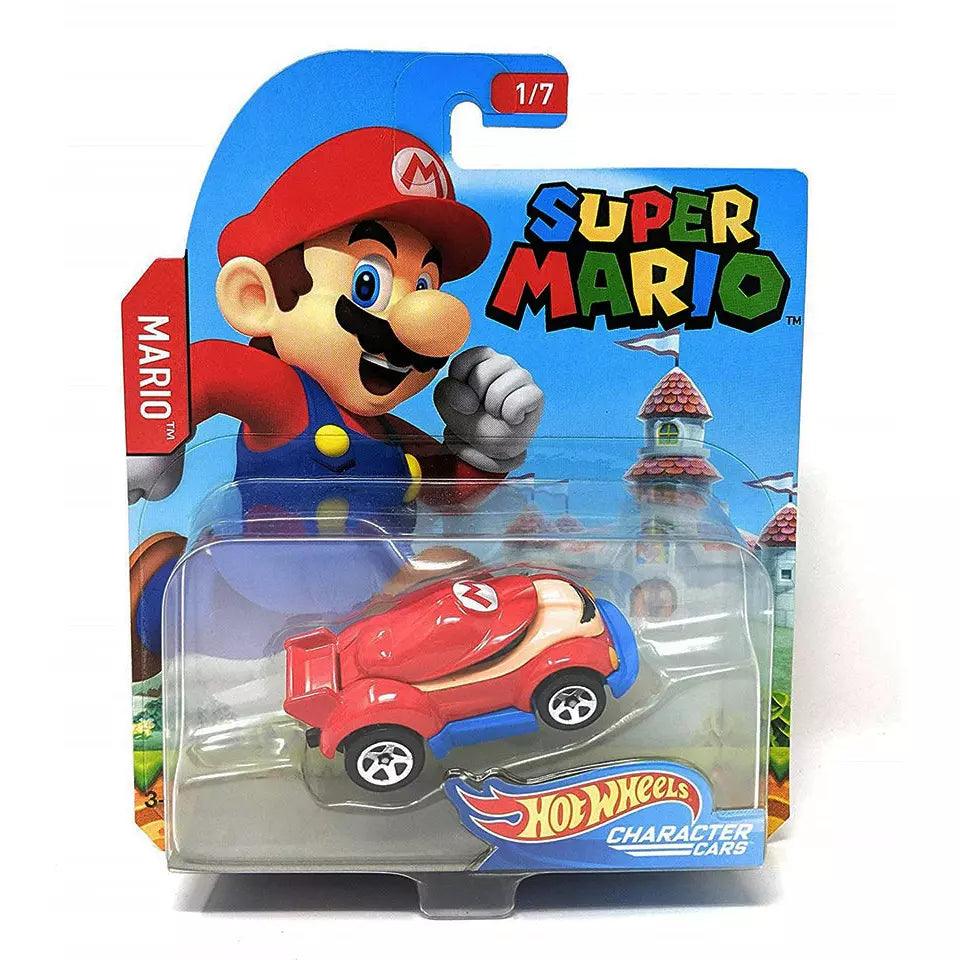 Hot Wheels Super Mario Character Cars Mario Vehicle 1/7 - BumbleToys - 4+ Years, 5-7 Years, 8-13 Years, Boys, Collectible Vehicles, Pre-Order, Super Mario