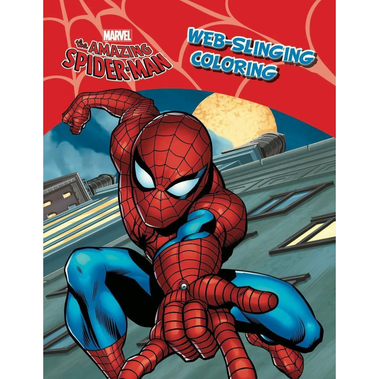 Marvel Amazing Spider Man Web Slinging Coloring Book - BumbleToys - 2-4 Years, 5-7 Years, Boys, Drawing & Painting, Girls, Nahdet Misr